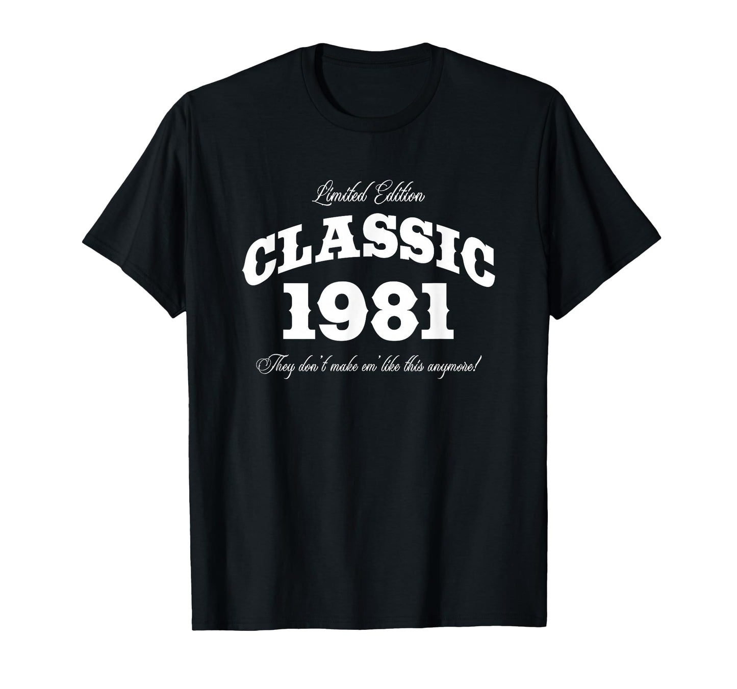 45 Year Old Car 1981 45Th Birthday T-Shirt - Novelty Apparel Men Women - T-Shirt, Sweatshirt, Hoodie
