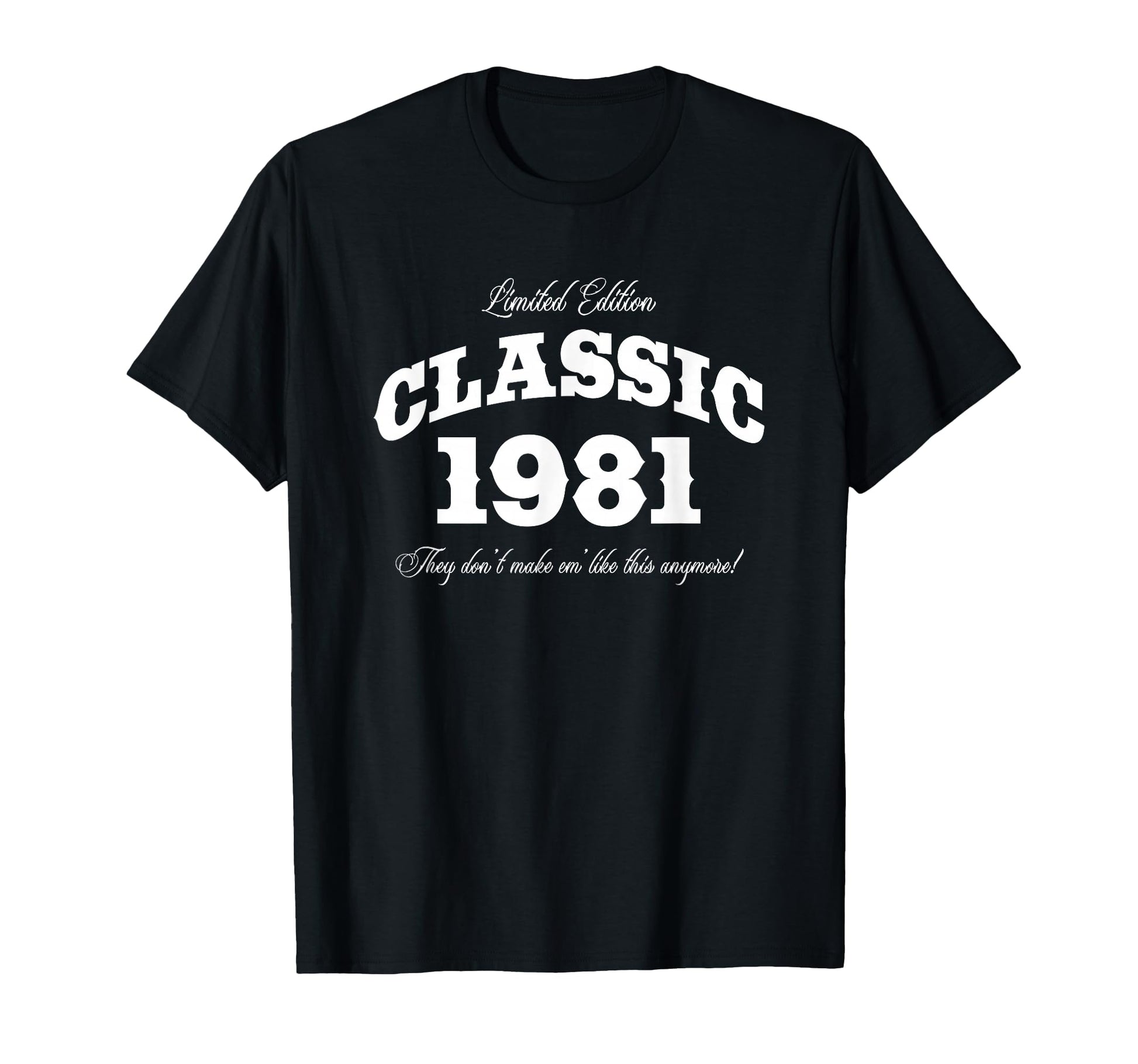 45 Year Old Car 1981 45Th Birthday T-Shirt - Novelty Apparel Men Women - T-Shirt, Sweatshirt, Hoodie