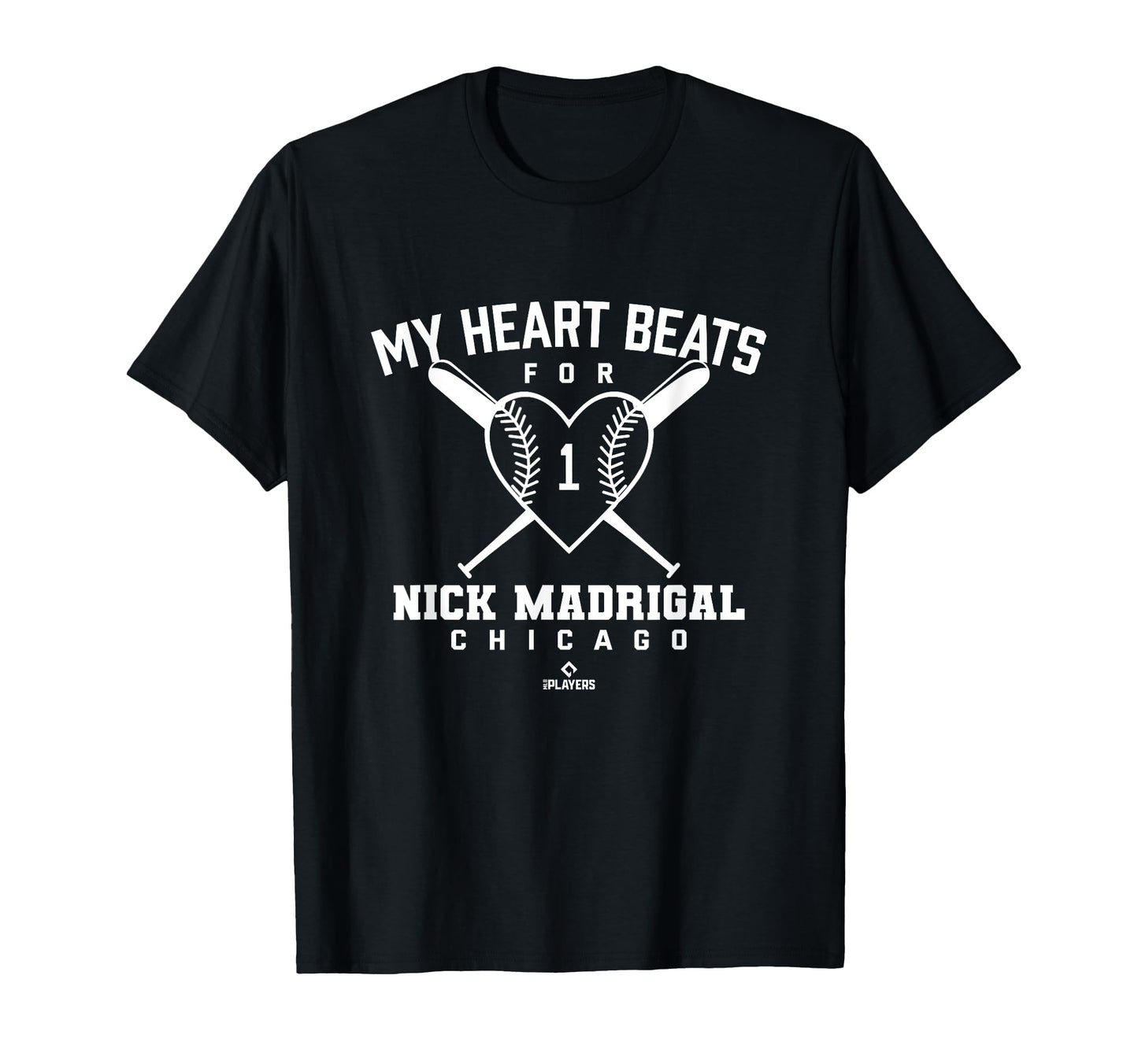 My Heart Beats Nick Madrigal T-Shirt - Casual Everyday Wear Unisex - T-Shirt, Sweatshirt, Hoodie