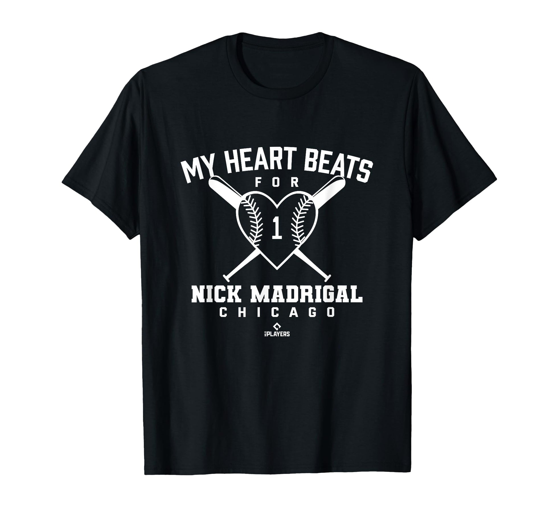 My Heart Beats Nick Madrigal T-Shirt - Casual Everyday Wear Unisex - T-Shirt, Sweatshirt, Hoodie
