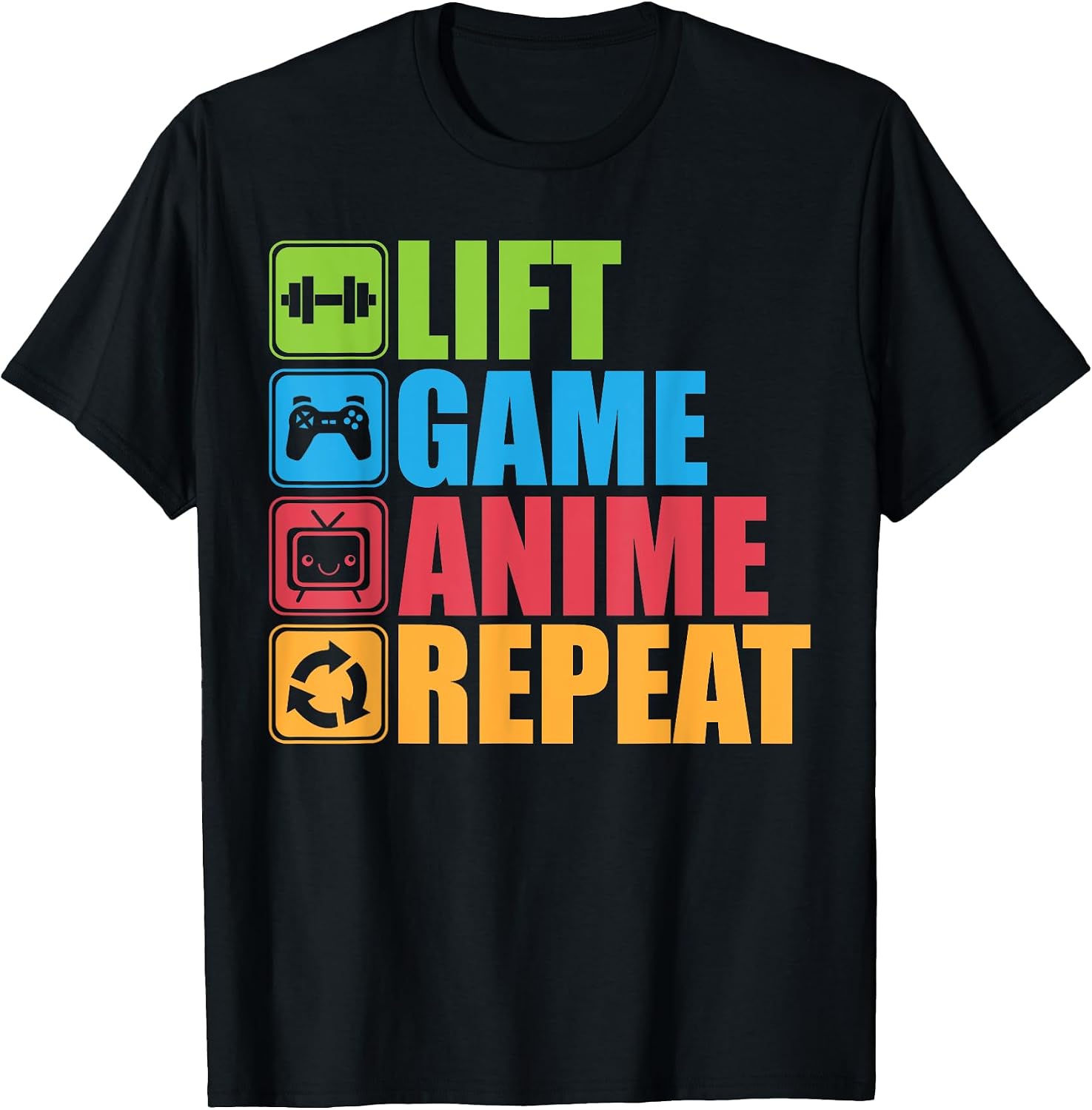 Workout For Otaku Anime Gamer Gaming - Adult & Kids T-Shirts, Sweatshirts & Hoodies apparel design preview 1