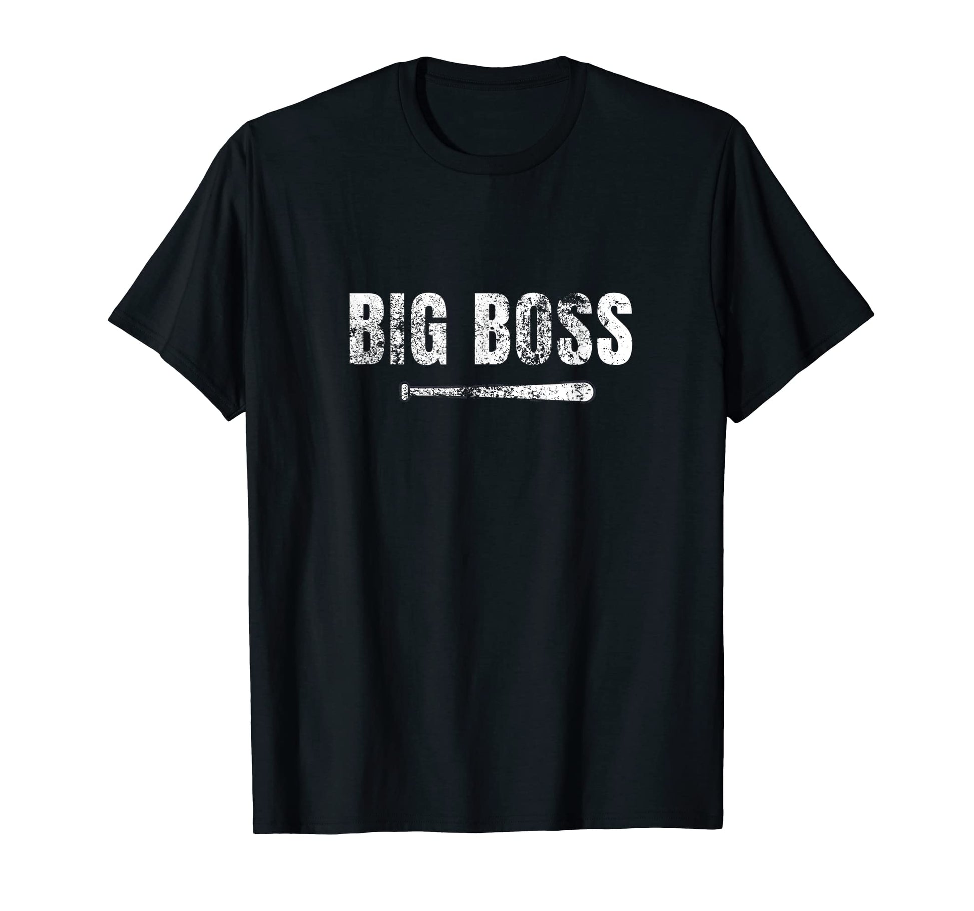 Big Boss Baseball Bat Distressed Font T-Shirt - Aesthetic Graphic Unisex - T-Shirt, Sweatshirt, Hoodie