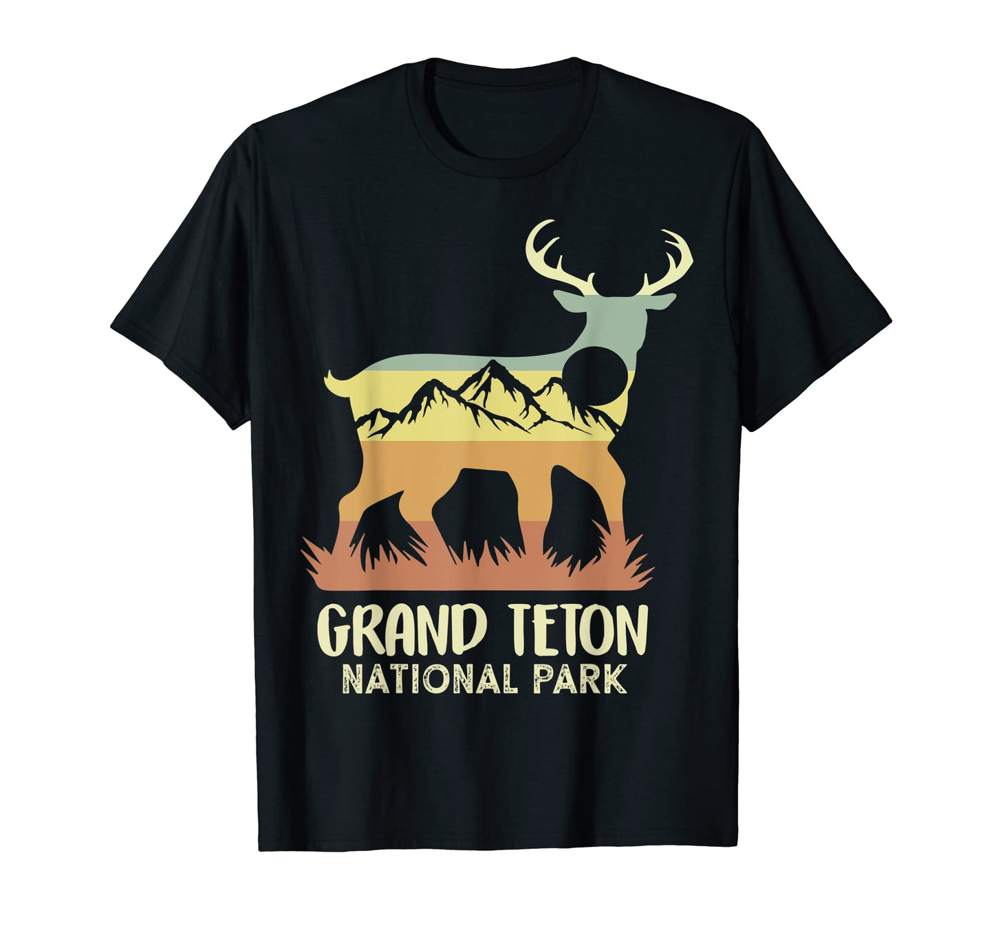 Grand Teton National Park Mountain Elk T-Shirt - Streetwear Style Unisex - T-Shirt, Sweatshirt, Hoodie