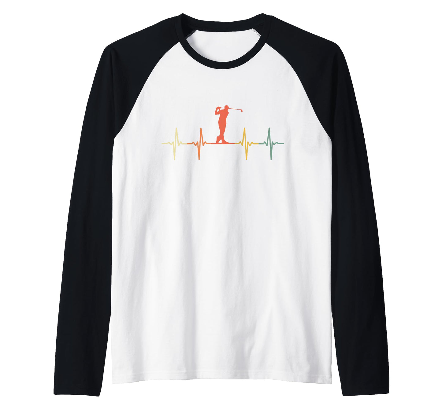 Golf Herzschlag Heartbeat Golf Hoodie - Fun Novelty Design for Adults - T-Shirt, Sweatshirt, Hoodie