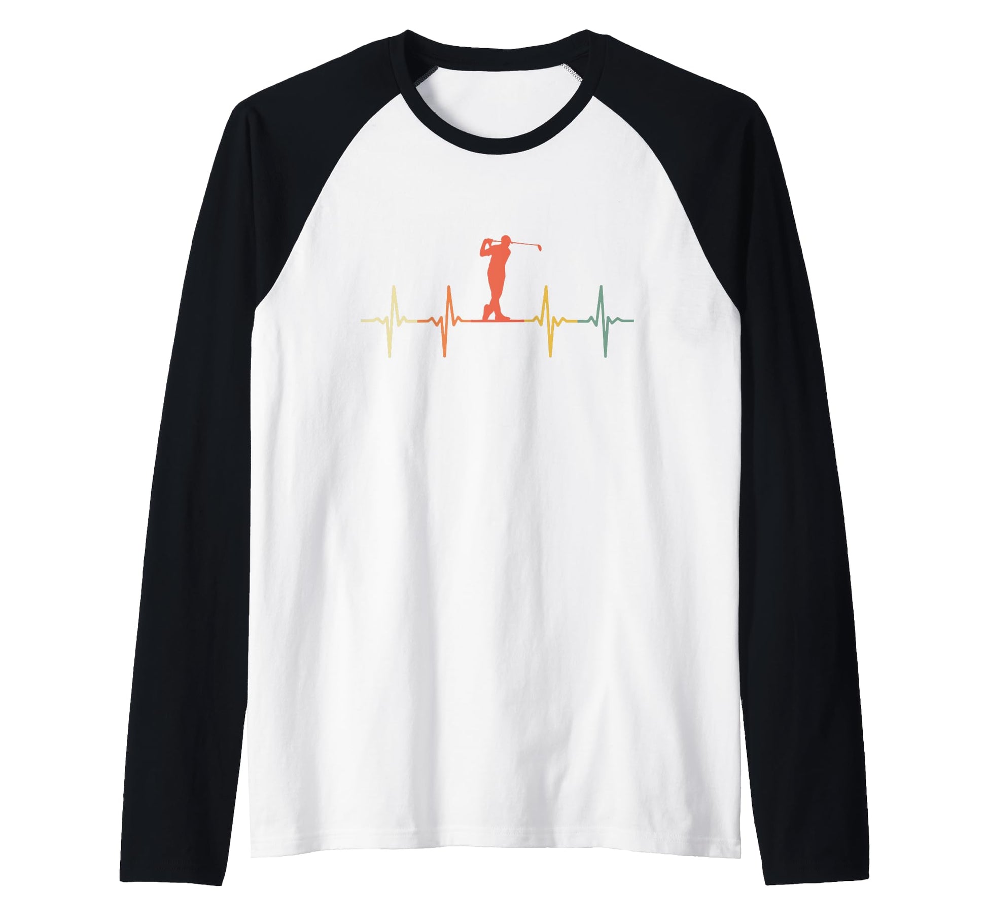 Golf Herzschlag Heartbeat Golf Hoodie - Fun Novelty Design for Adults - T-Shirt, Sweatshirt, Hoodie