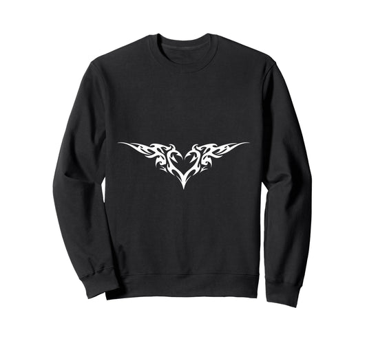 Alt Aesthetic Heart Tribal Heart Sweatshirt - Aesthetic Graphic Men Women - T-Shirt, Sweatshirt, Hoodie