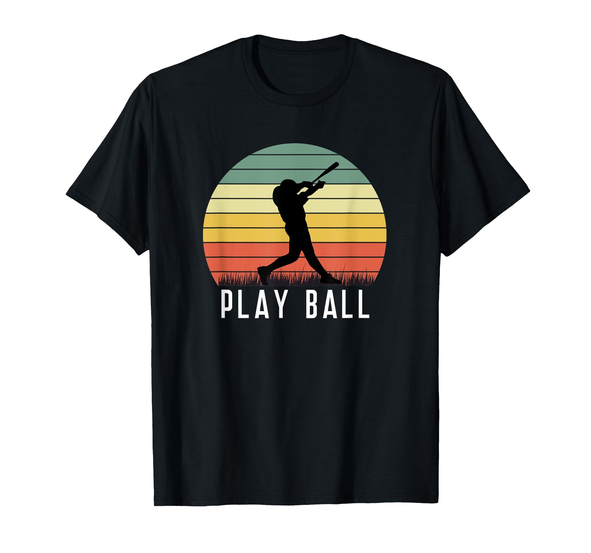 Baseball Batter Homerun Sunset T-Shirt - Casual Everyday Wear Unisex - T-Shirt, Sweatshirt, Hoodie