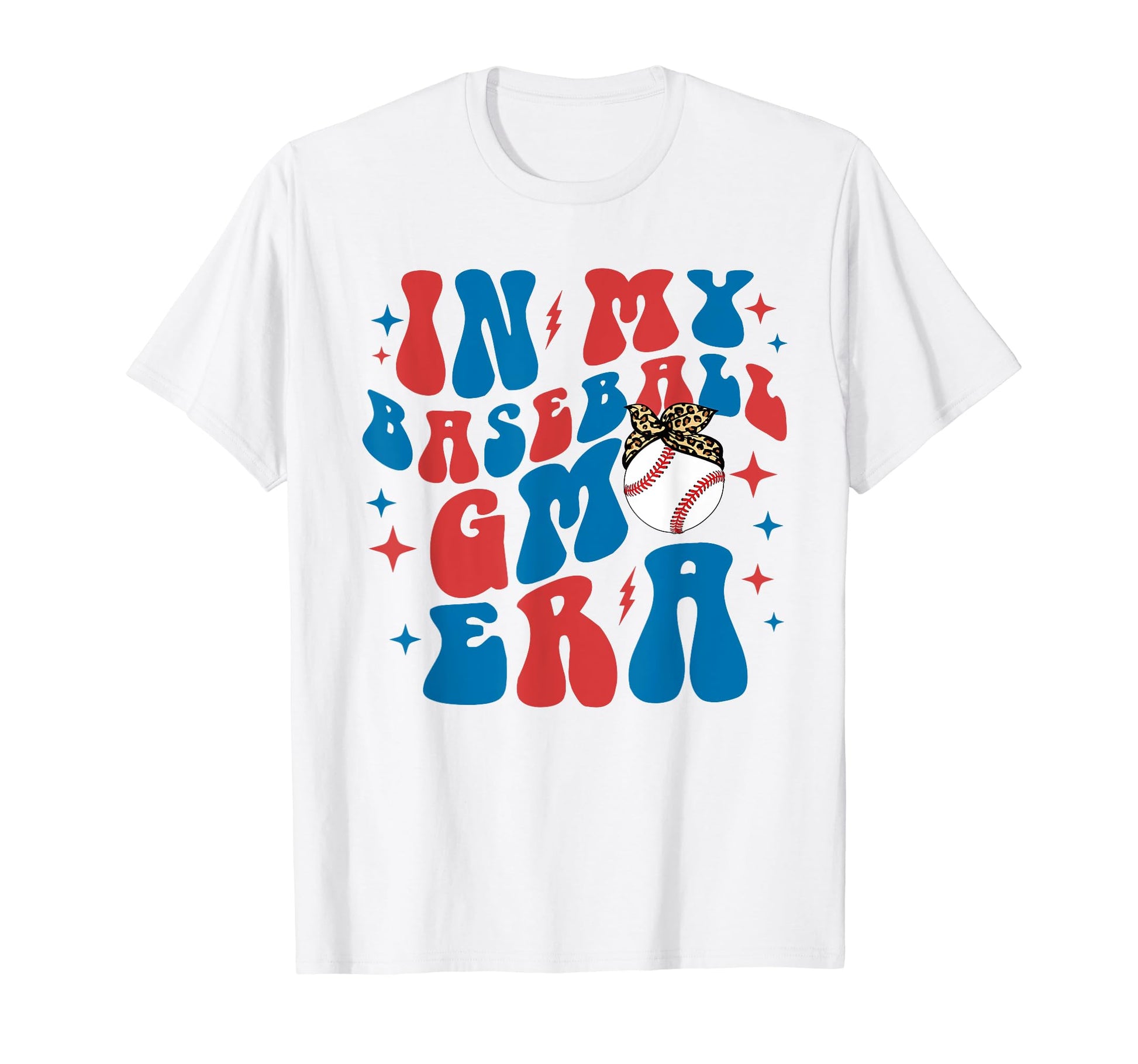 My Baseball Gma Era Groovy Mothers T-Shirt - Novelty Apparel for Adults - T-Shirt, Sweatshirt, Hoodie