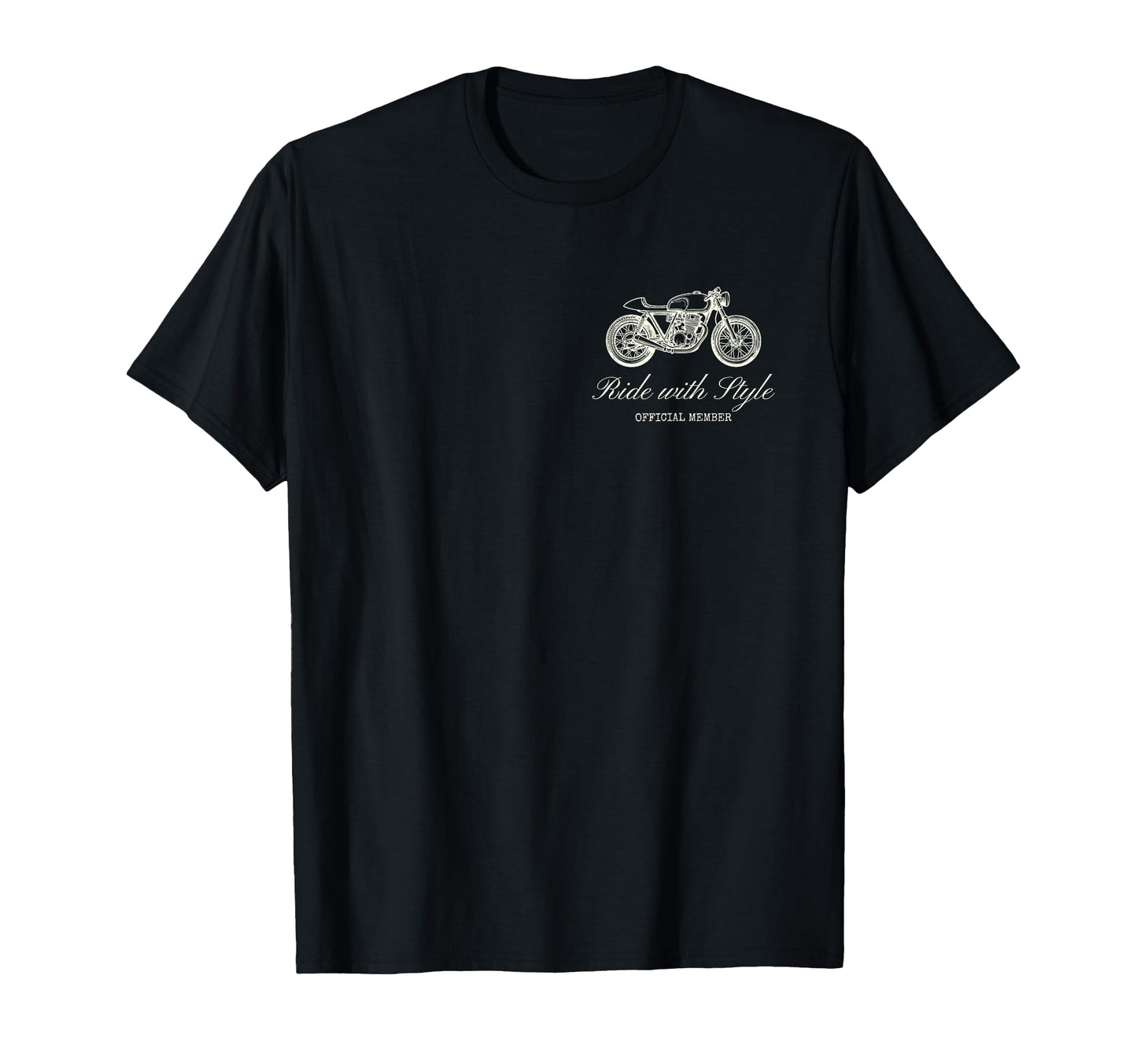 Motorcycle Club Cafe Racer Front And T-Shirt - Aesthetic Graphic Men Women - T-Shirt, Sweatshirt, Hoodie