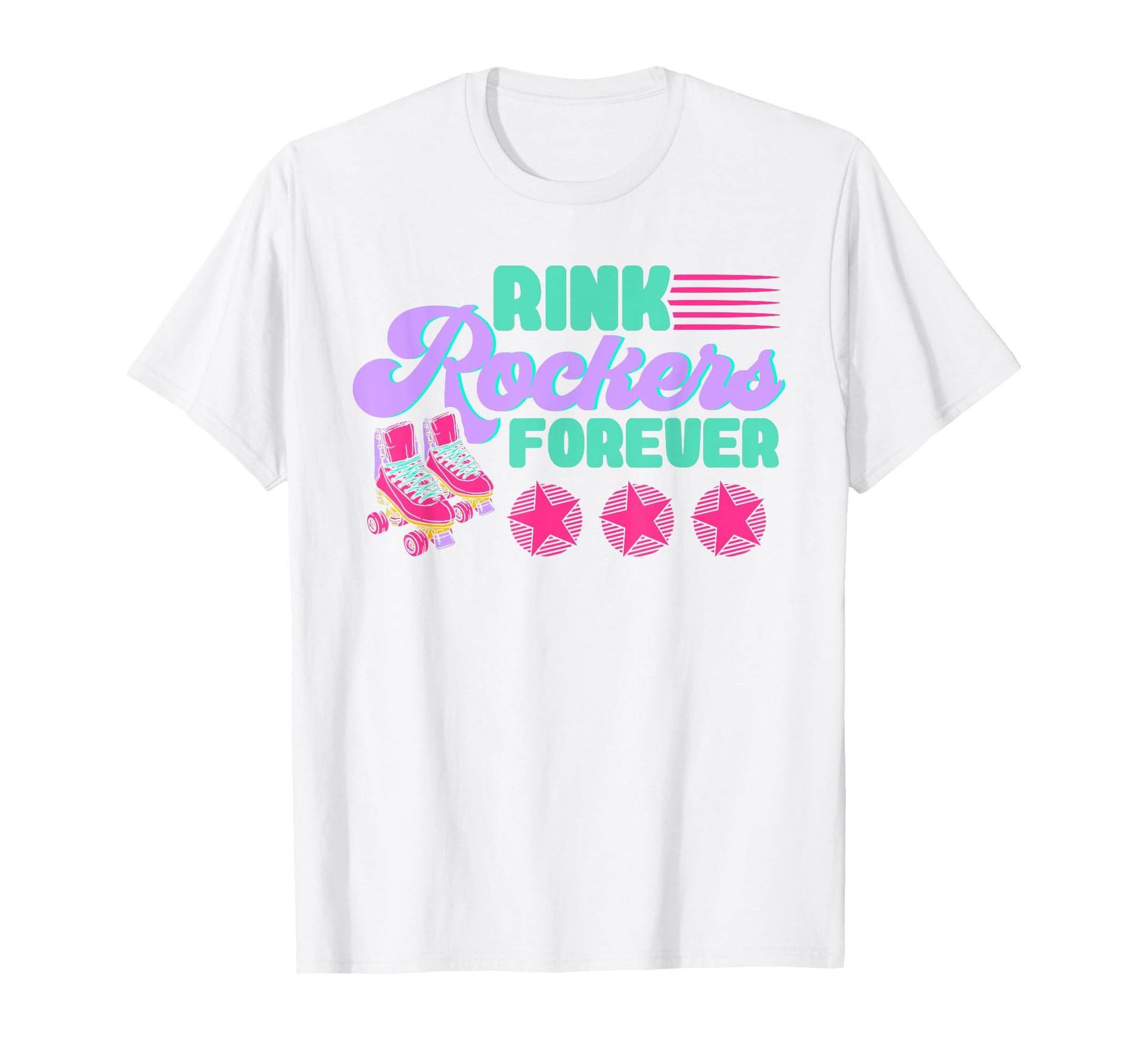 Roller Skates Rink Rockers Forever T-Shirt - Trendy Graphic Men Women - T-Shirt, Sweatshirt, Hoodie