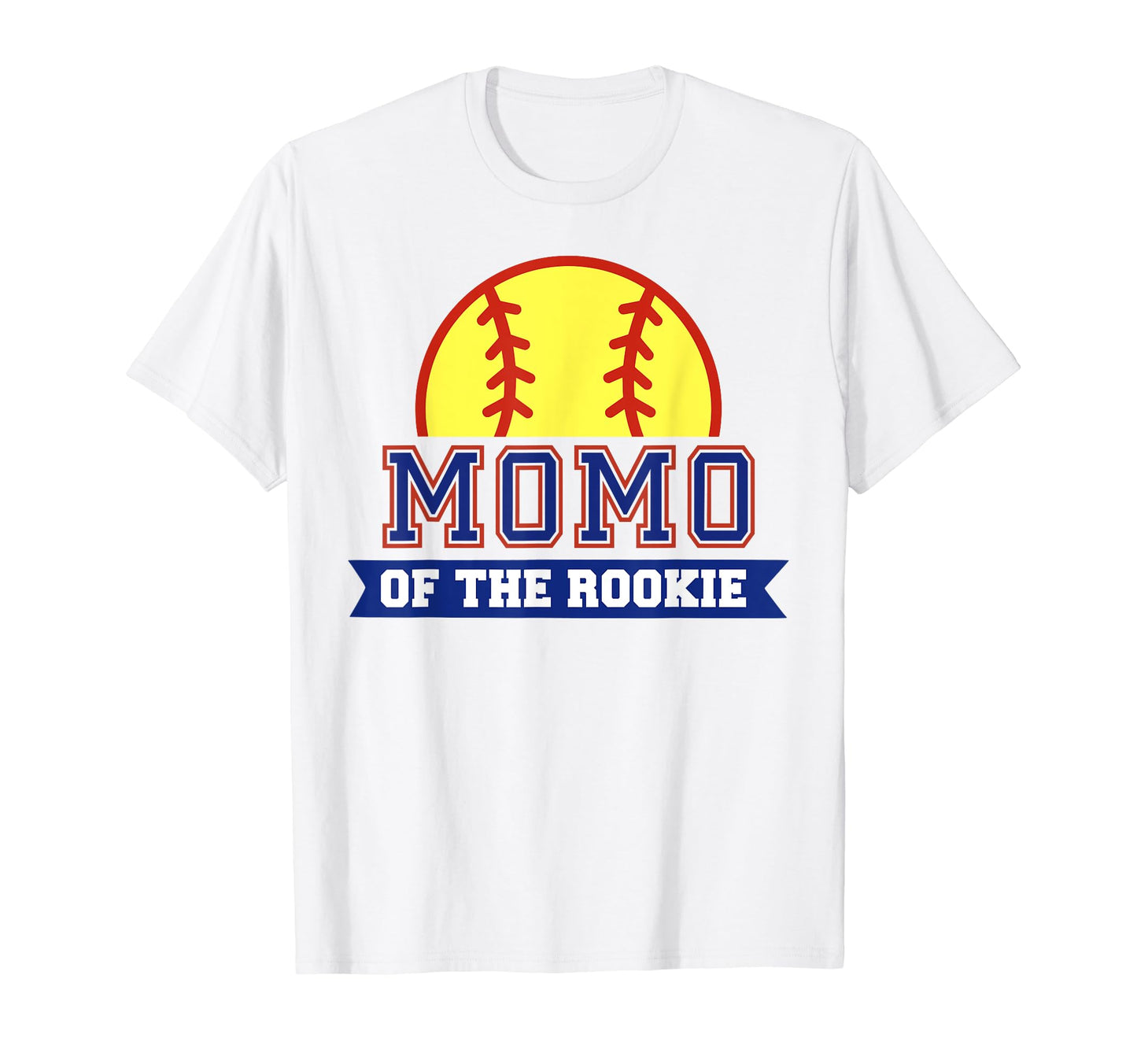 Momo Rookie 1St Birthday Softball T-Shirt - Fun Novelty Design for Adults - T-Shirt, Sweatshirt, Hoodie