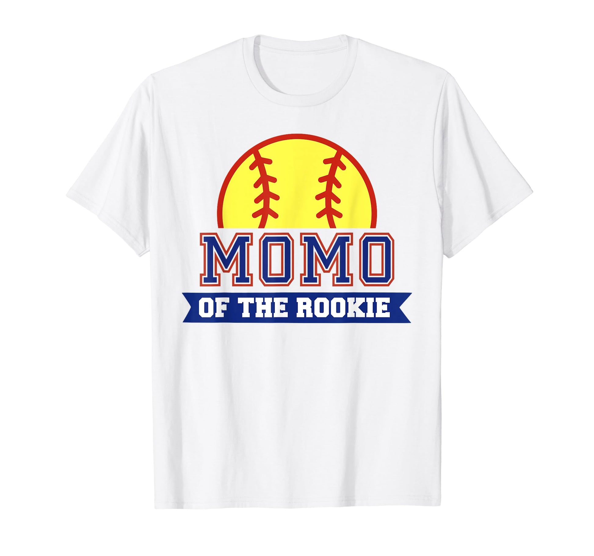 Momo Rookie 1St Birthday Softball T-Shirt - Fun Novelty Design for Adults - T-Shirt, Sweatshirt, Hoodie