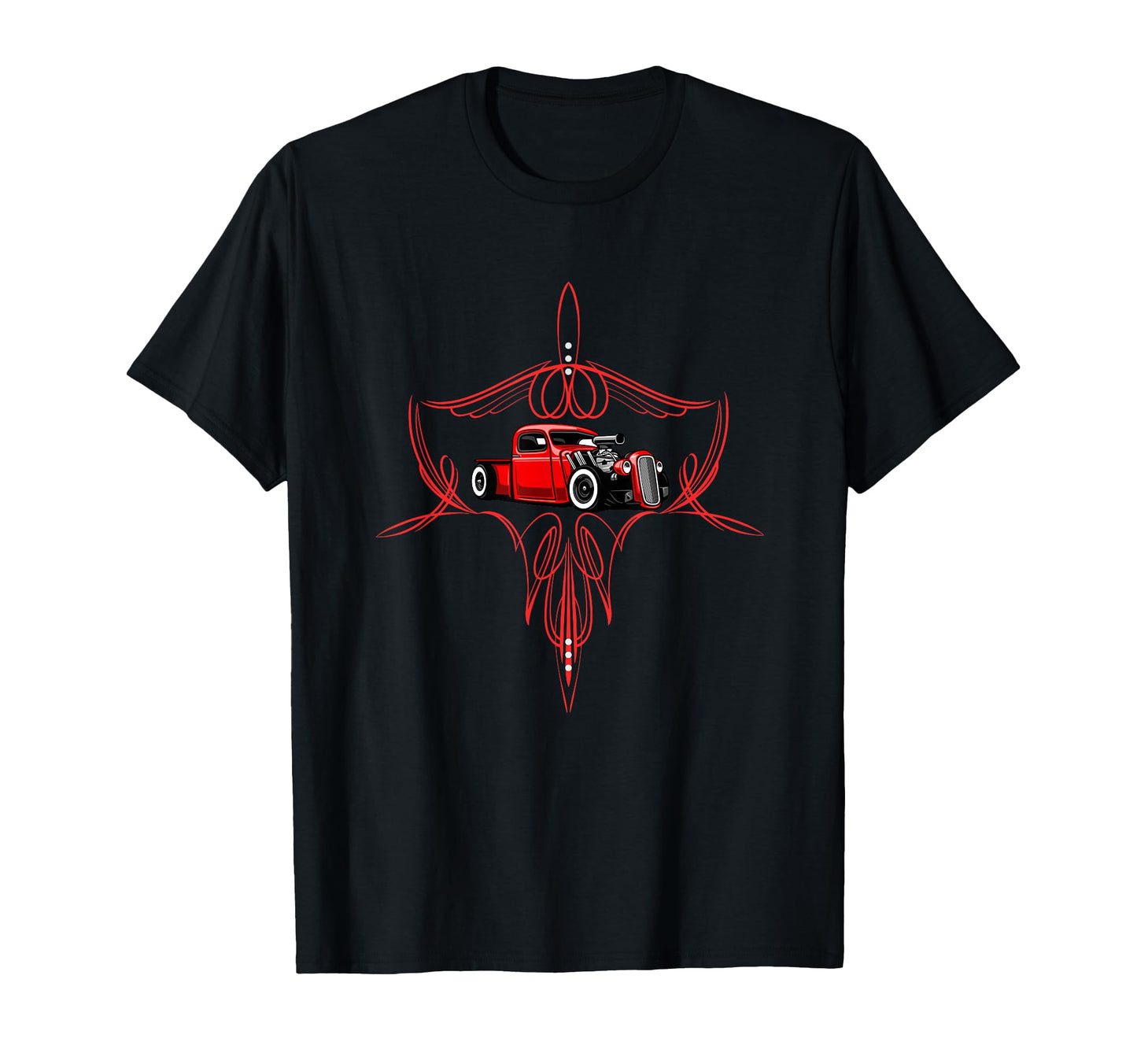 Pinstriping And Hot Rod Truck T-Shirt - Streetwear Style Unisex - T-Shirt, Sweatshirt, Hoodie