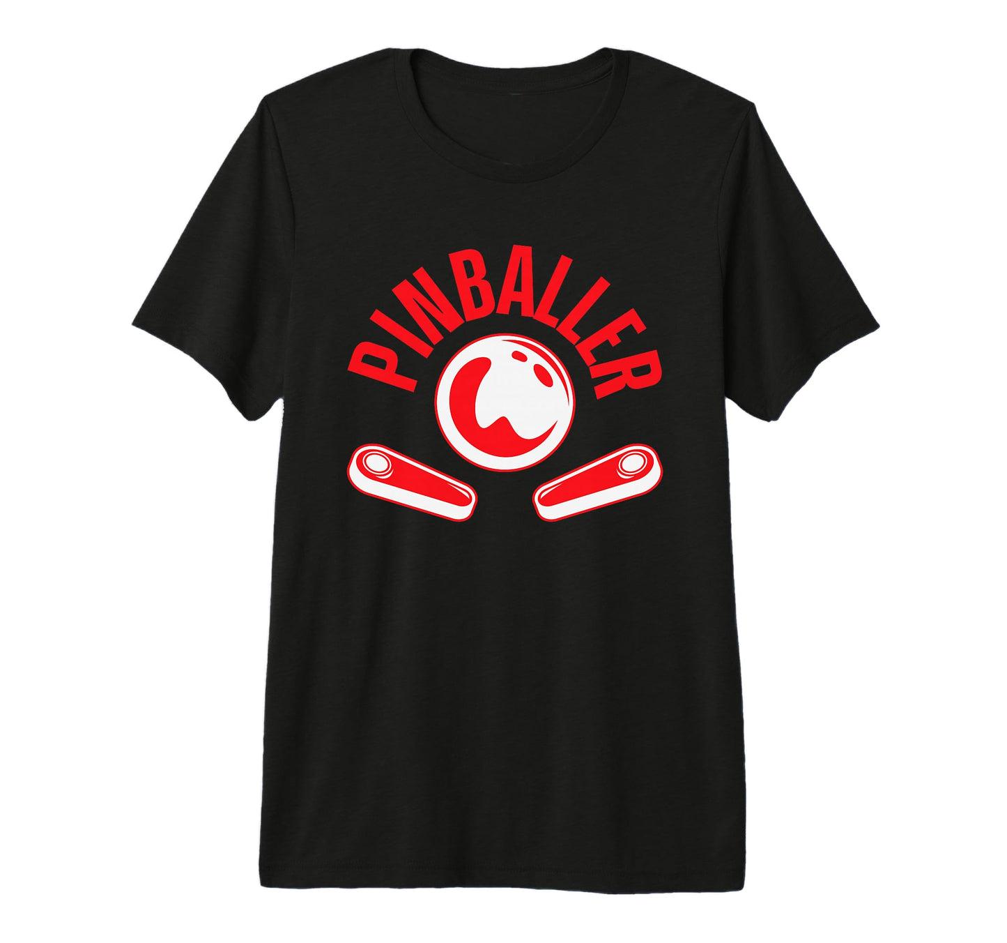 Pinballer Arcade Gaming Pinball T-Shirt - Minimalist Print Men Women - T-Shirt, Sweatshirt, Hoodie