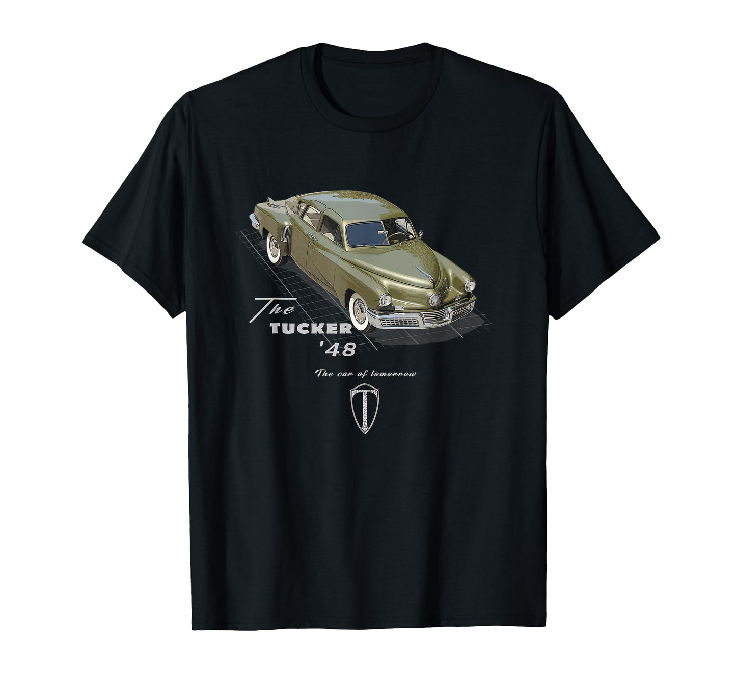 Tucker 48 American Car Legend T-Shirt - Casual Everyday Wear for Adults - T-Shirt, Sweatshirt, Hoodie