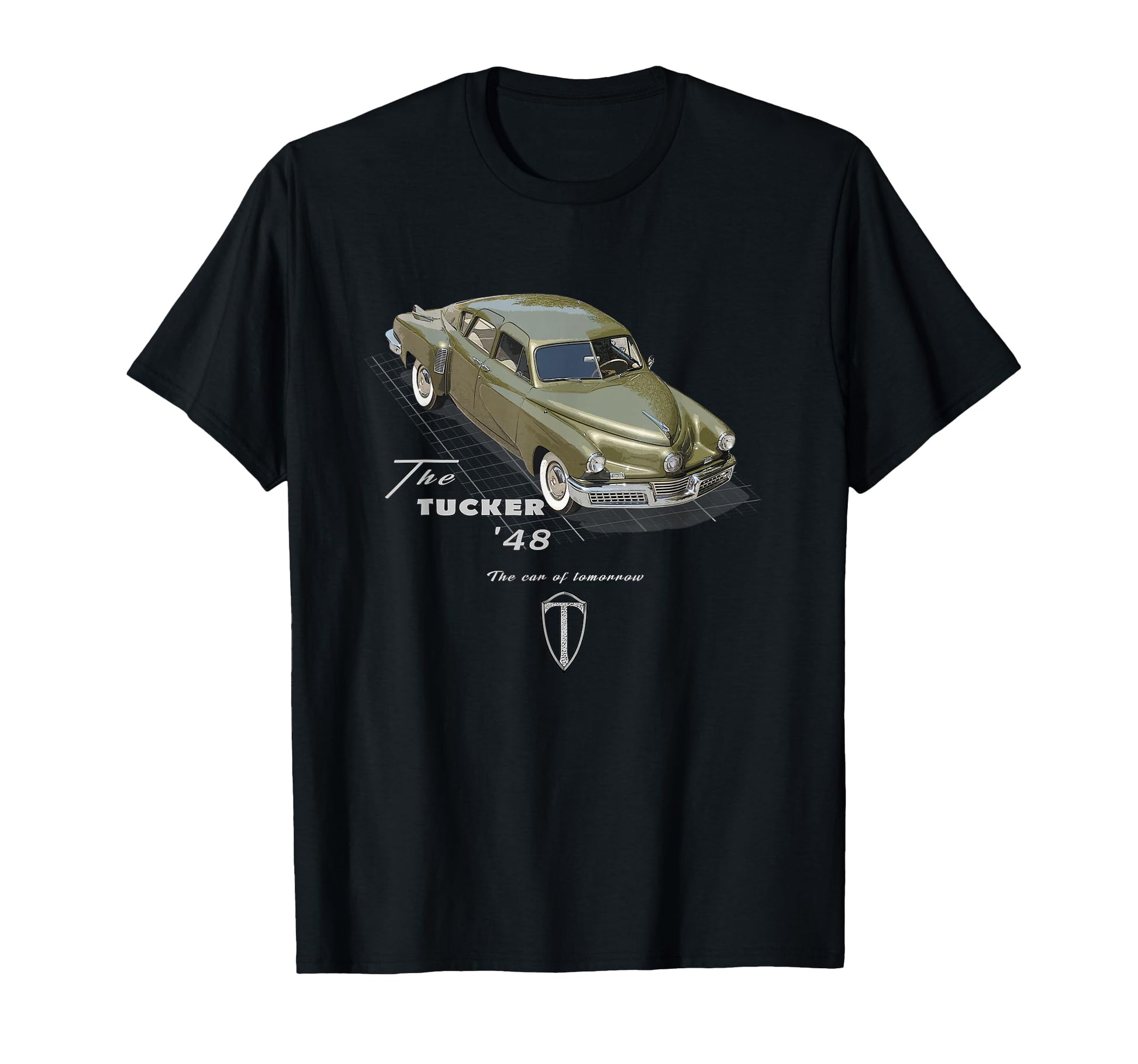 Tucker 48 American Car Legend T-Shirt - Casual Everyday Wear for Adults - T-Shirt, Sweatshirt, Hoodie