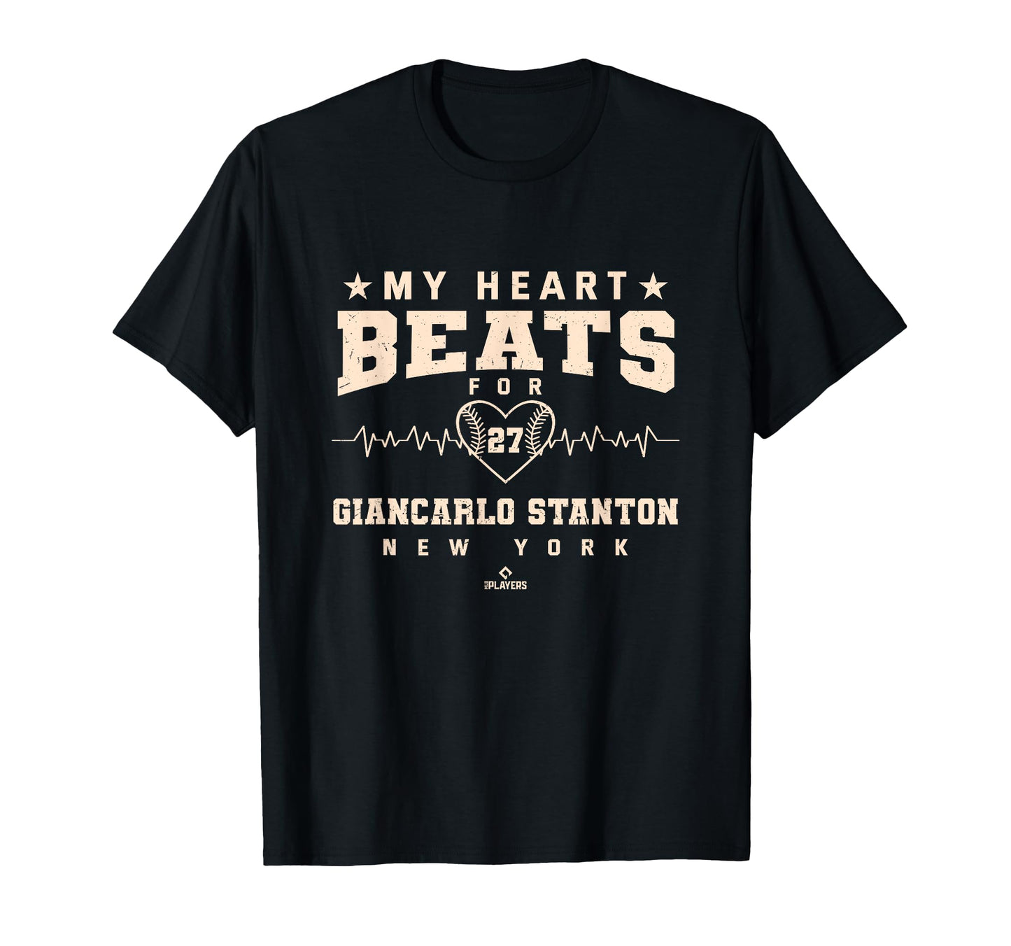 My Heart Beats Giancarlo Stanton T-Shirt - Minimalist Print for Adults - T-Shirt, Sweatshirt, Hoodie