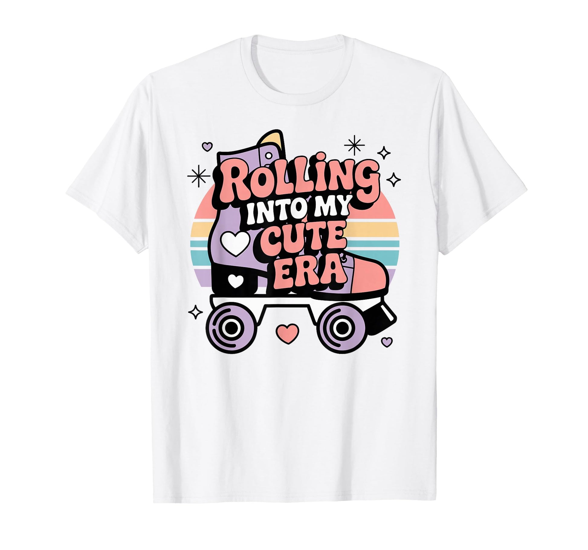 Rolling Into My Era Roller Skating T-Shirt - Fun Novelty Design Unisex - T-Shirt, Sweatshirt, Hoodie