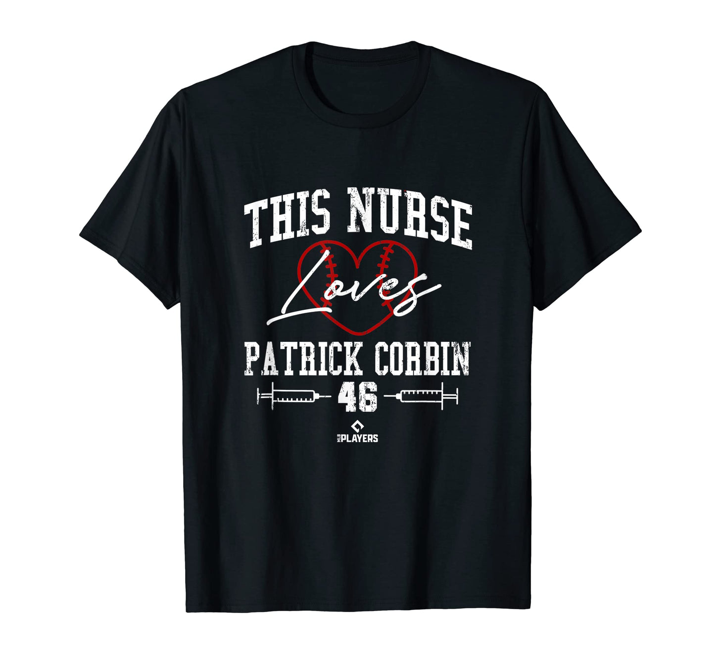 This Nurse Loves Patrick Corbin Baseball T-Shirt - Custom Art Print Unisex - T-Shirt, Sweatshirt, Hoodie