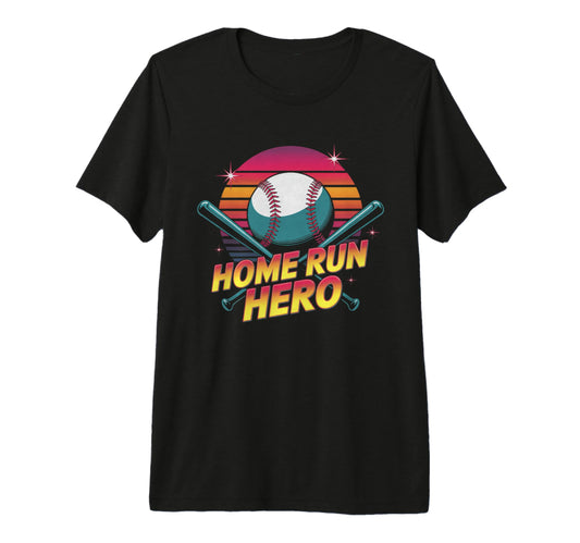 Baseball Drip Baseball Home Run Hero T-Shirt - Streetwear Style for Adults - T-Shirt, Sweatshirt, Hoodie