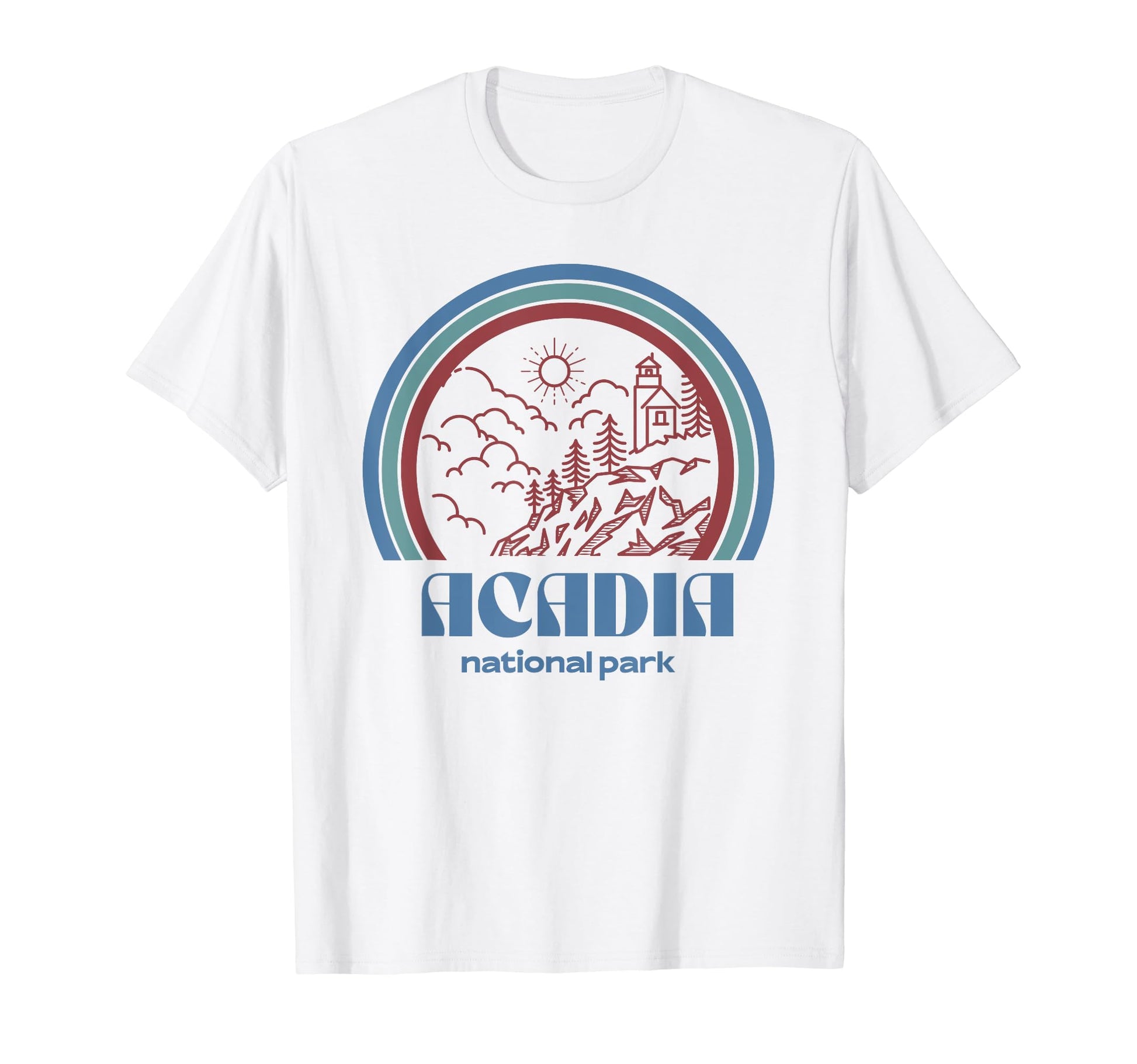 Acadia National Park Outdoor Hiking T-Shirt - Graphic Print Men Women - T-Shirt, Sweatshirt, Hoodie