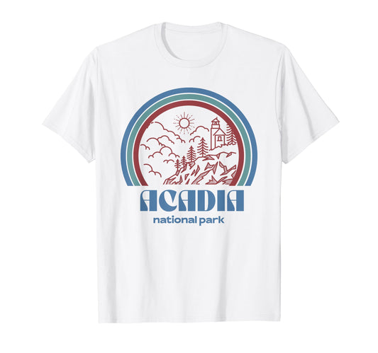 Acadia National Park Outdoor Hiking T-Shirt - Graphic Print Men Women - T-Shirt, Sweatshirt, Hoodie