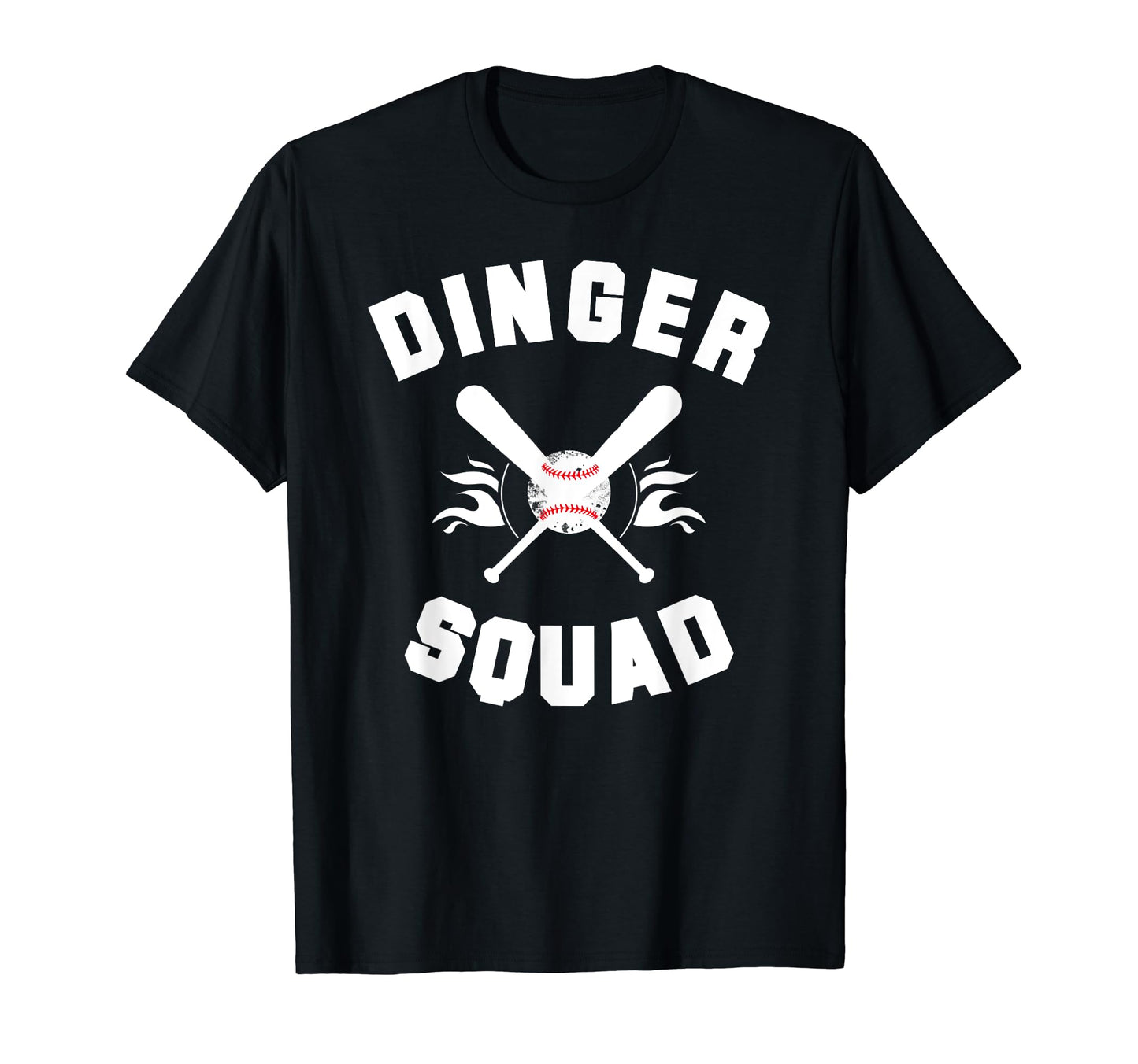 Dinger Squad Funny Home Run Baseball T-Shirt - Custom Art Print Men Women - T-Shirt, Sweatshirt, Hoodie
