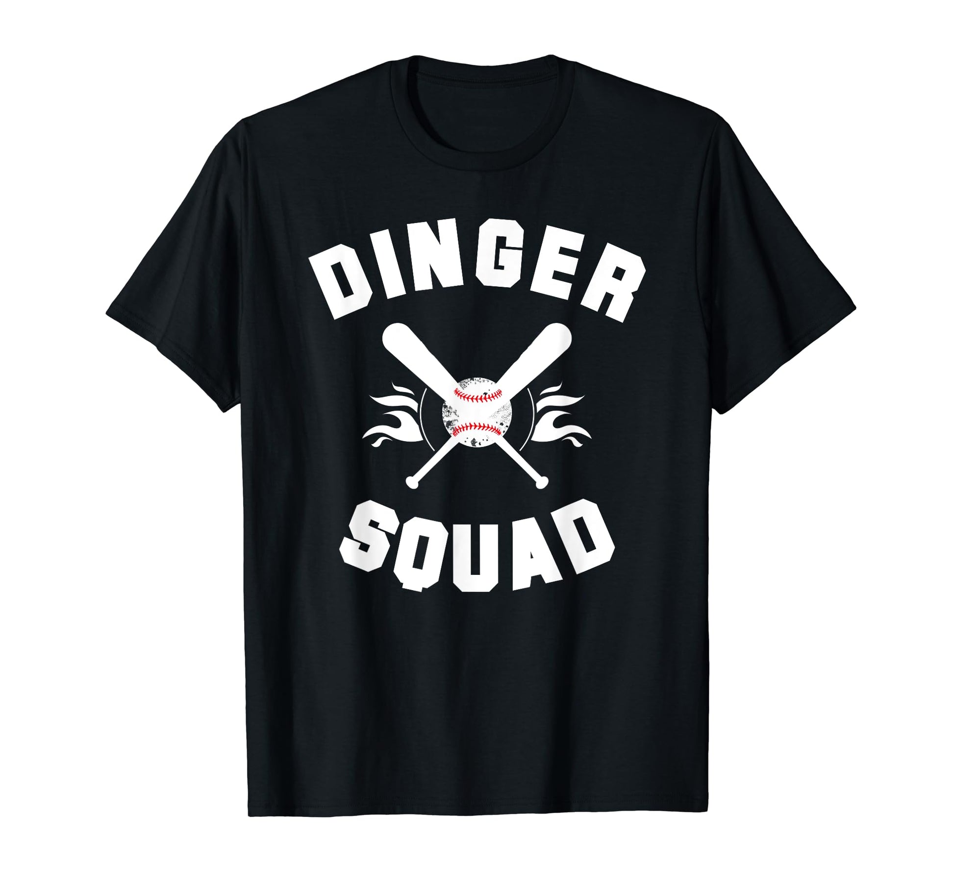 Dinger Squad Funny Home Run Baseball T-Shirt - Custom Art Print Men Women - T-Shirt, Sweatshirt, Hoodie