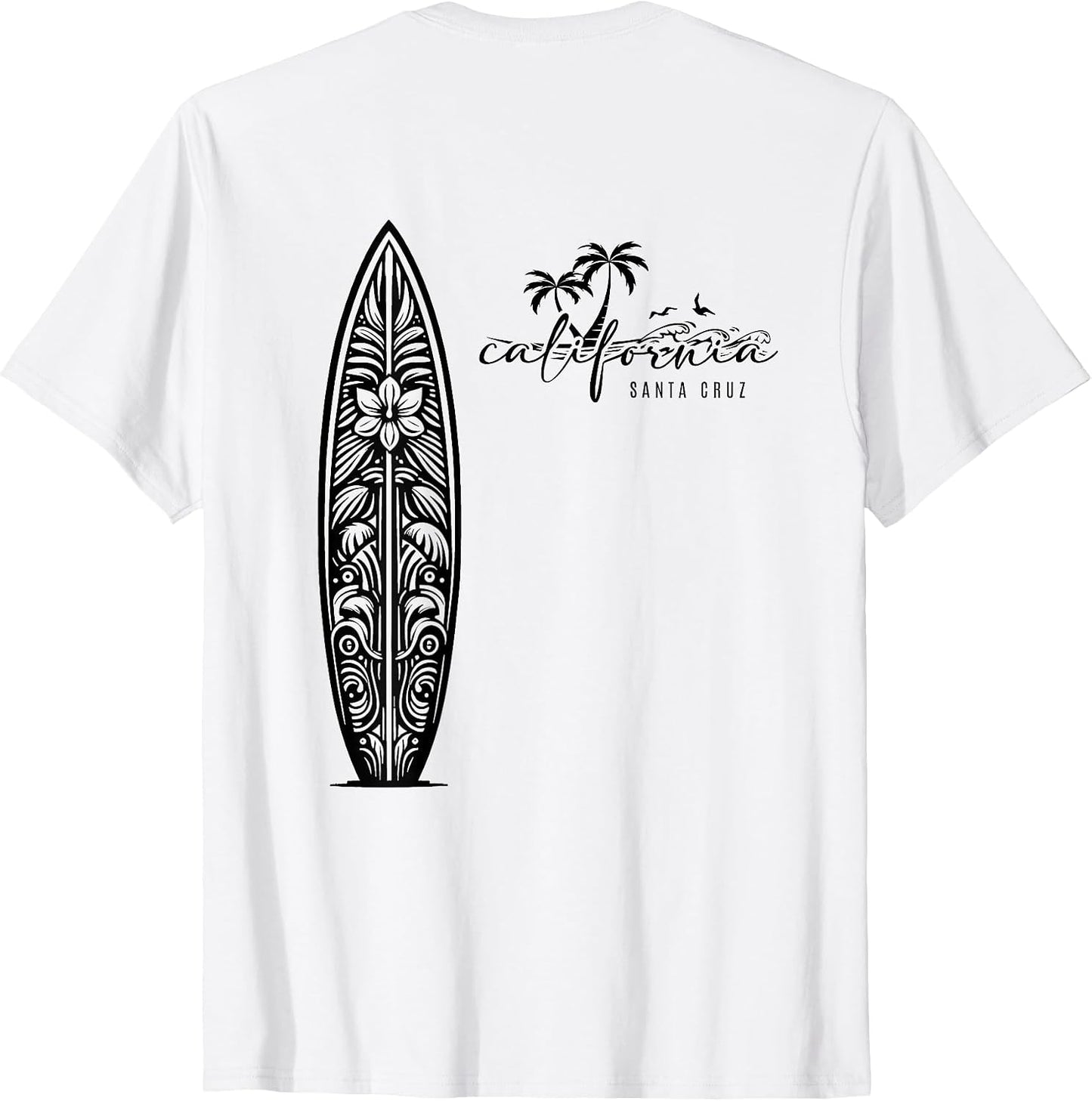 Summertime, California Souvenirs, Waves - Adult & Kids T-Shirts, Sweatshirts & Hoodies apparel design preview 1