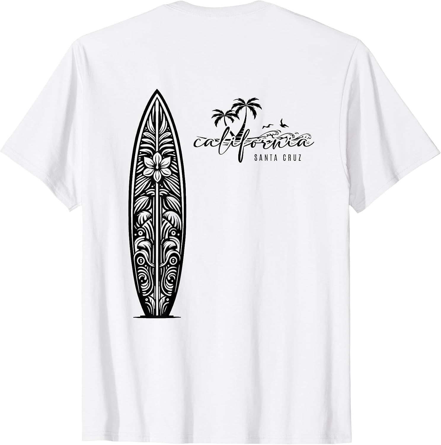 Summertime, California Souvenirs, Waves - Adult & Kids T-Shirts, Sweatshirts & Hoodies apparel design preview 1