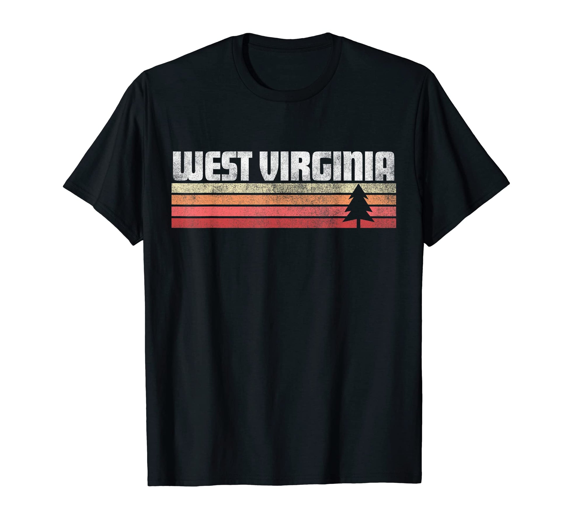 West Virginia 70S 80S 90S Gift T-Shirt - Casual Everyday Wear Men Women - T-Shirt, Sweatshirt, Hoodie