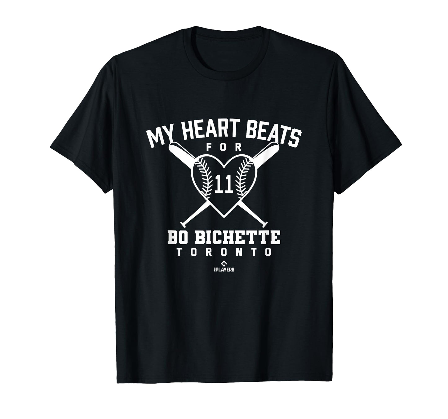 My Heart Beats Bo Bichette Valentines T-Shirt - Minimalist Print Unisex - T-Shirt, Sweatshirt, Hoodie