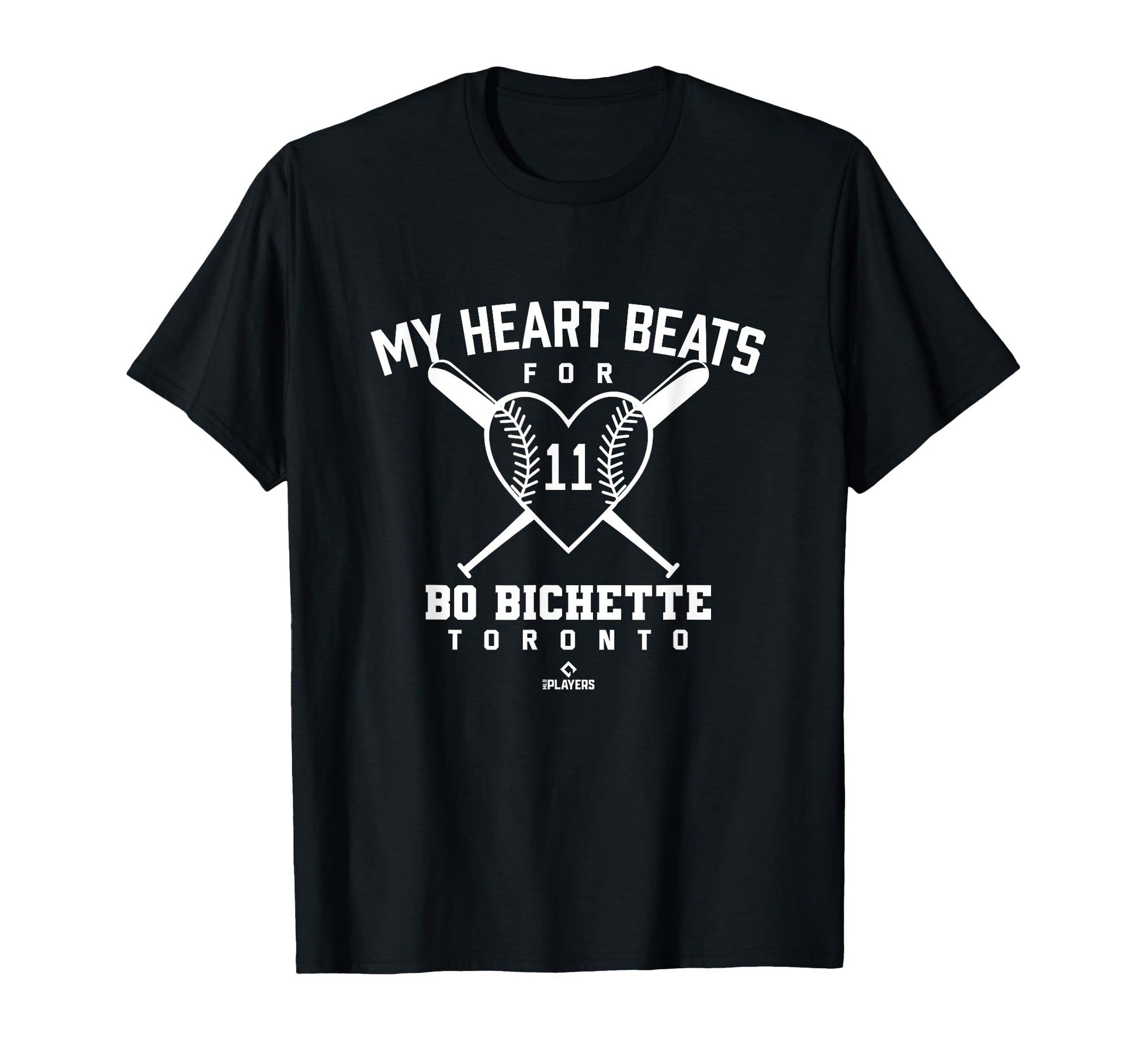 My Heart Beats Bo Bichette Valentines T-Shirt - Minimalist Print Unisex - T-Shirt, Sweatshirt, Hoodie