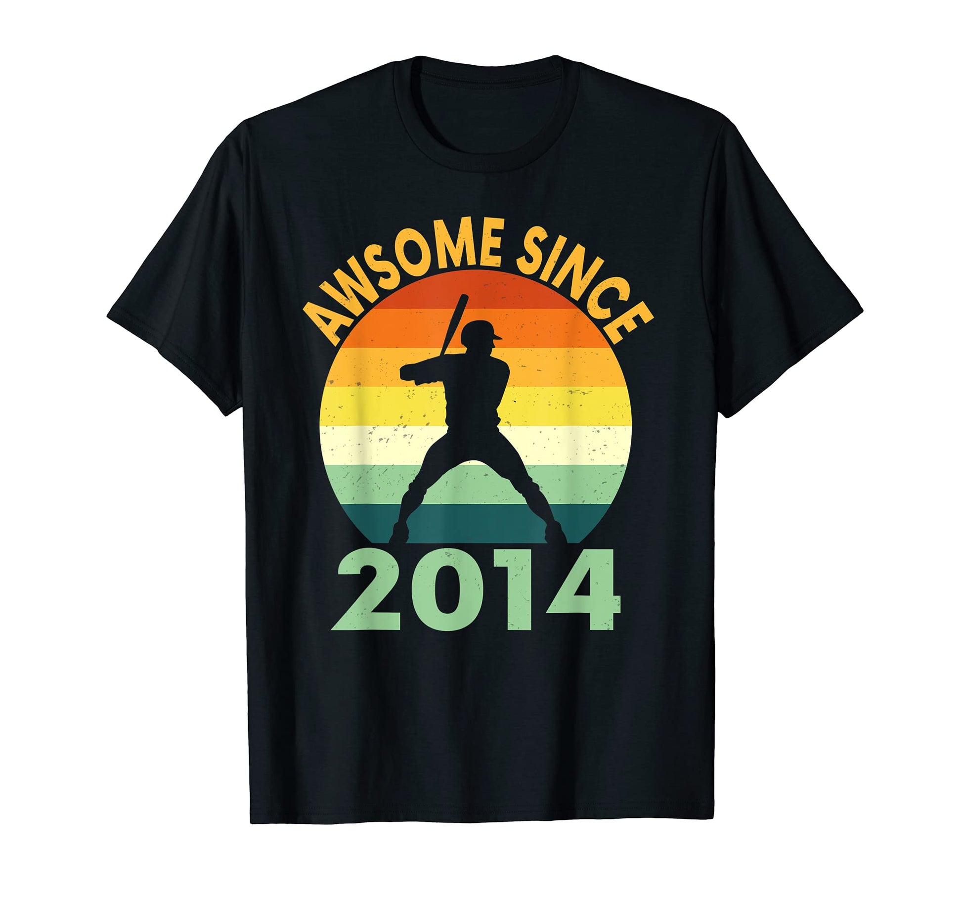 Awesome Since 2014 7Th Birthday T-Shirt - Trendy Graphic Men Women - T-Shirt, Sweatshirt, Hoodie
