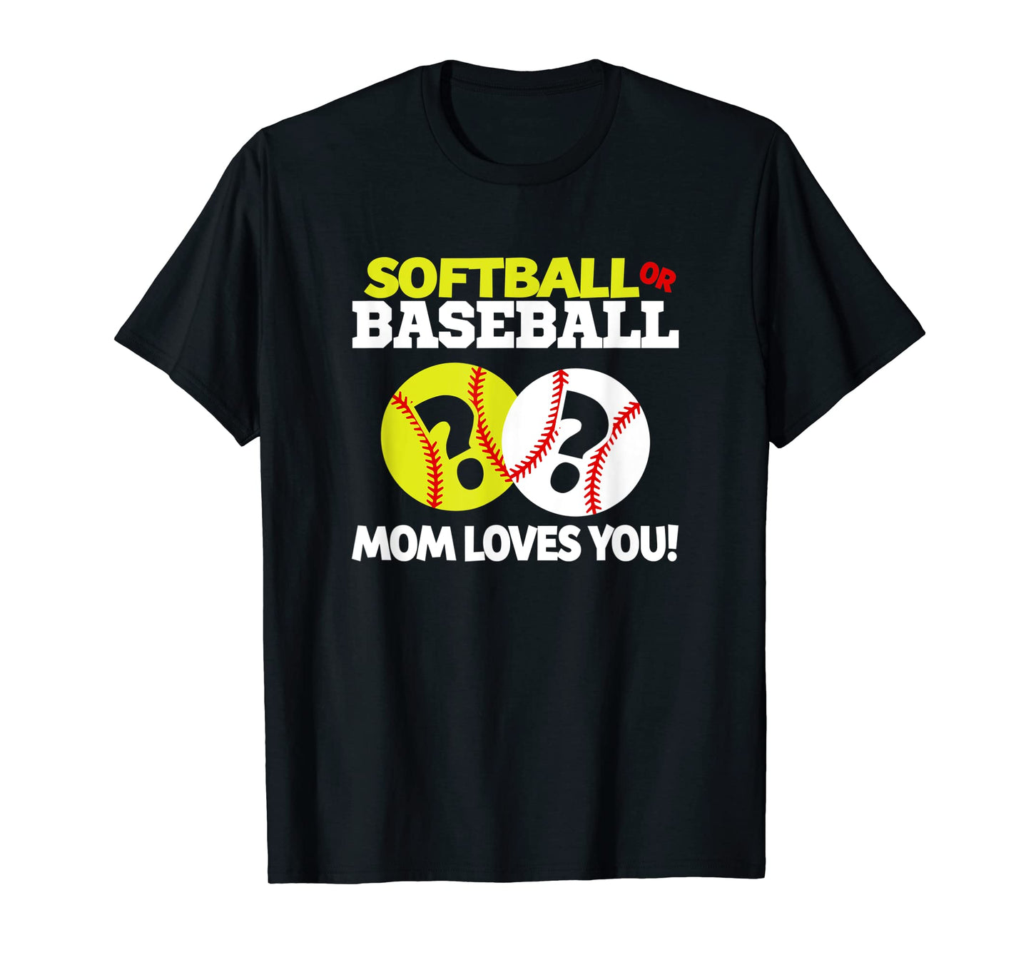 Softball Or Baseball Gender Reveal T-Shirt - Aesthetic Graphic Men Women - T-Shirt, Sweatshirt, Hoodie