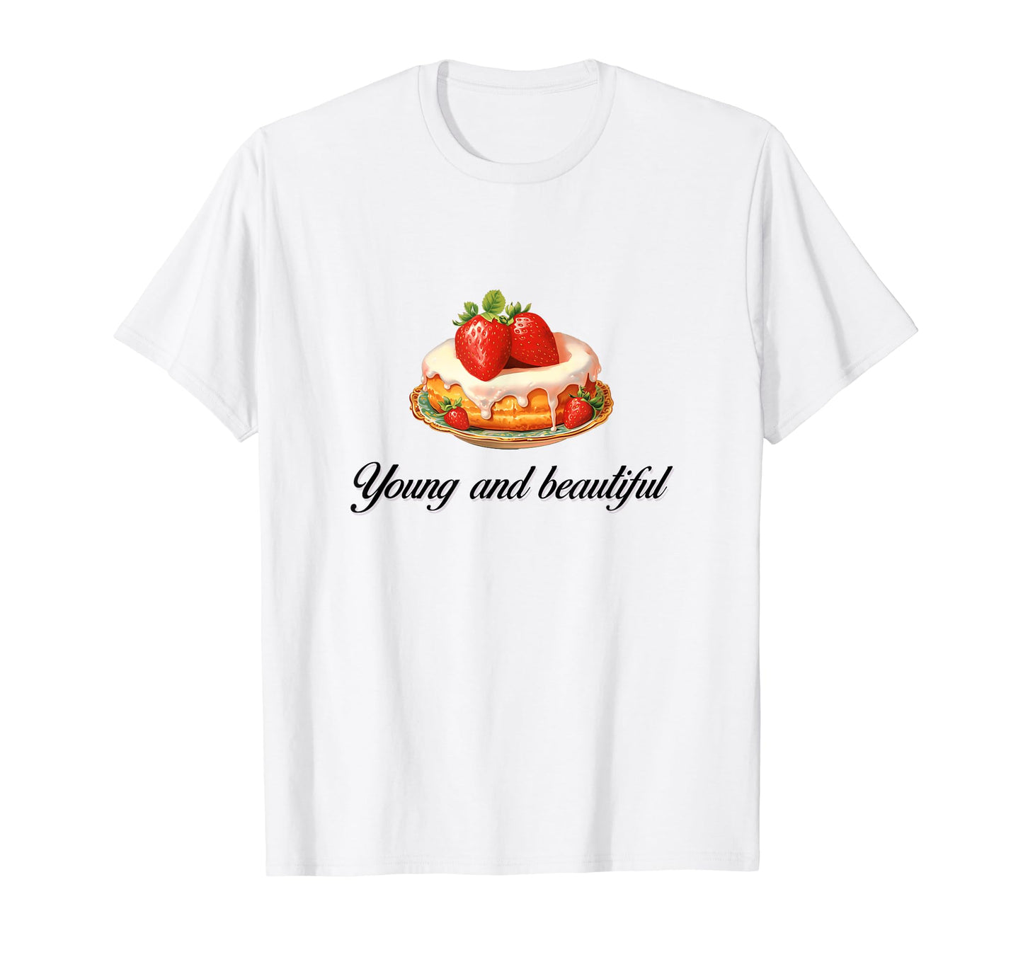 So Real Cake Coquette Girlcore Y2K T-Shirt - Minimalist Print for Adults - T-Shirt, Sweatshirt, Hoodie