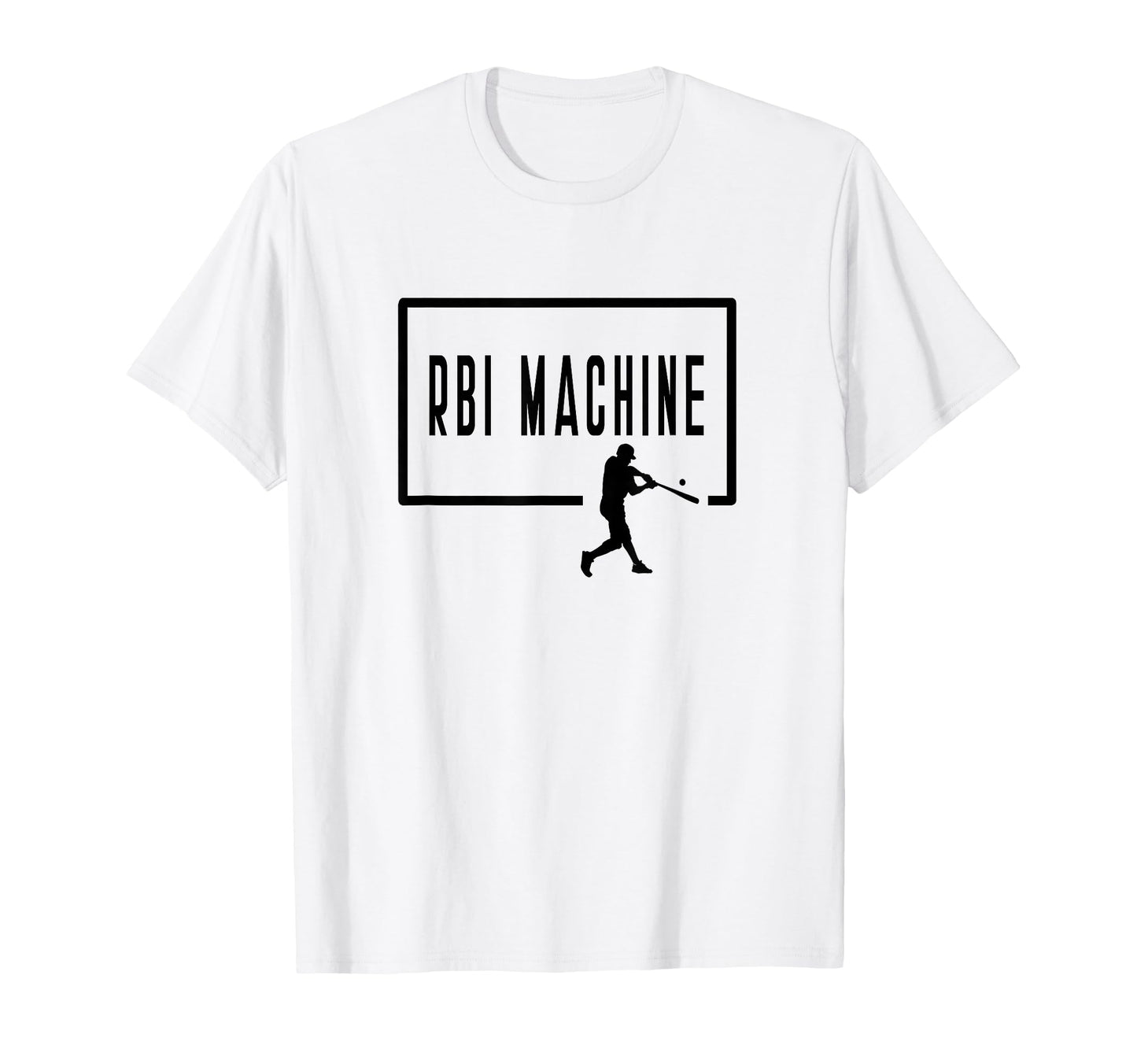 Rbi Machine Baseball Batter Homerun T-Shirt - Custom Art Print Unisex - T-Shirt, Sweatshirt, Hoodie