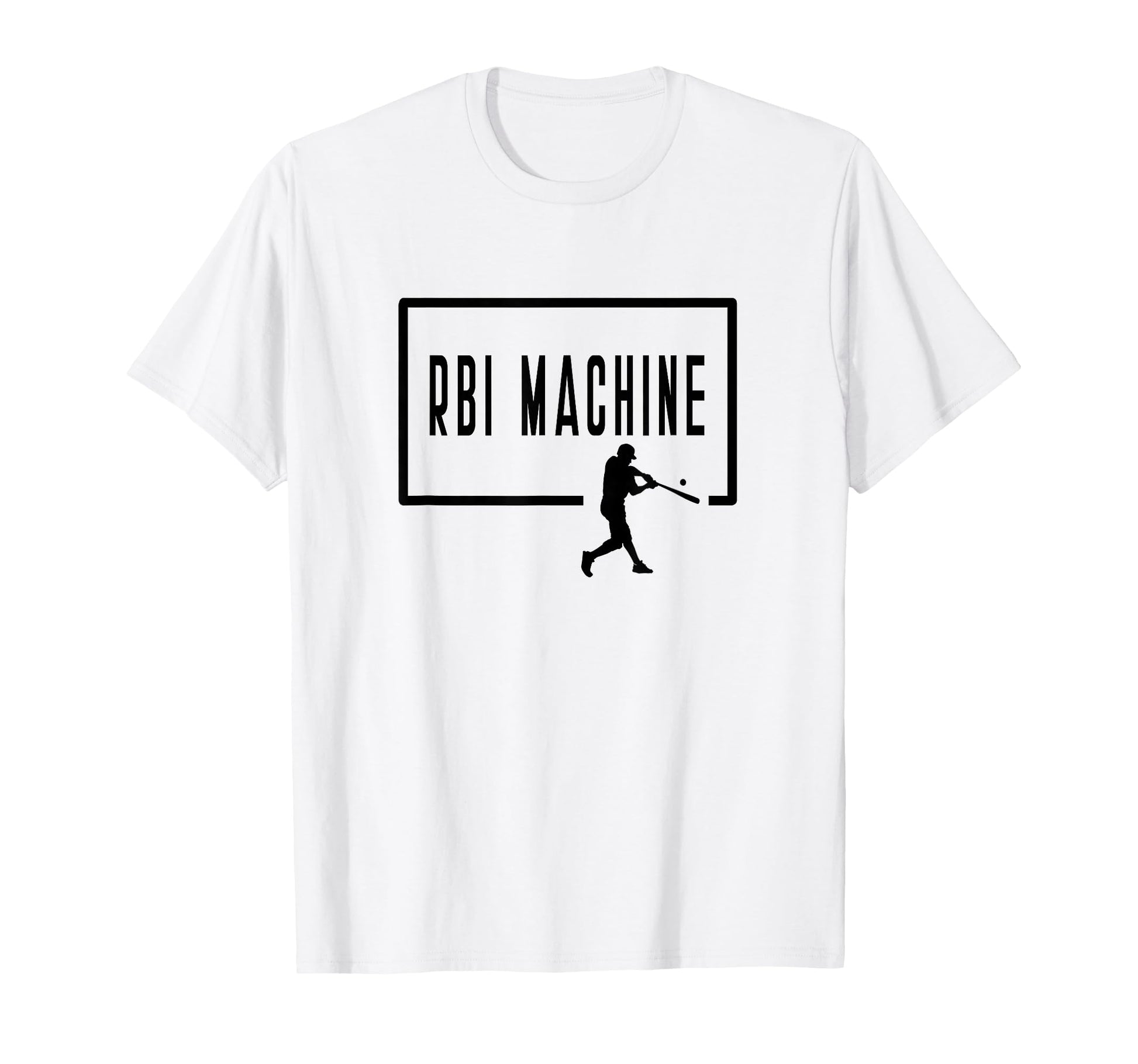 Rbi Machine Baseball Batter Homerun T-Shirt - Custom Art Print Unisex - T-Shirt, Sweatshirt, Hoodie