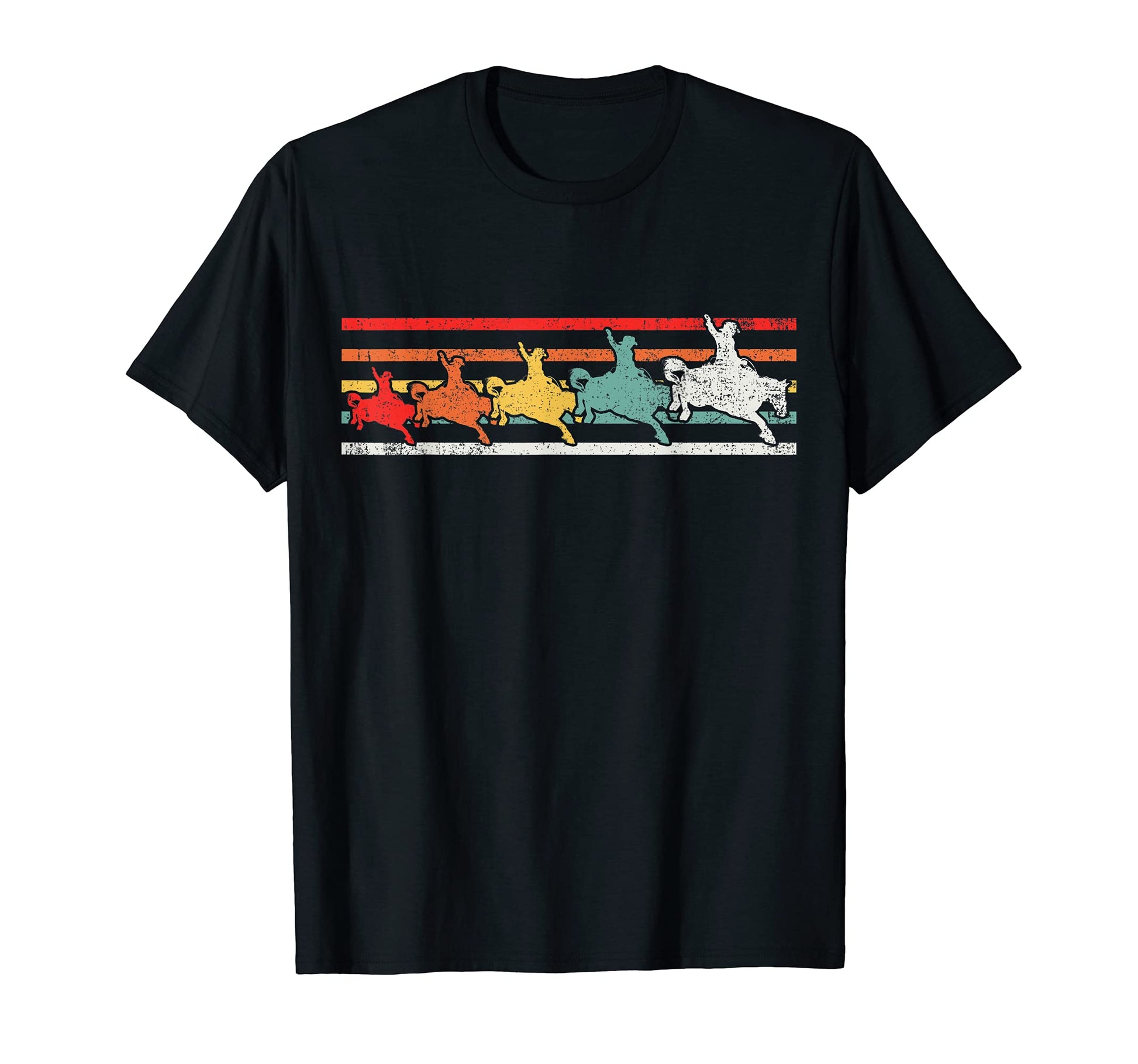 Rodeo Cowboy Horse Riding Western T-Shirt - Unique Graphic Unisex - T-Shirt, Sweatshirt, Hoodie