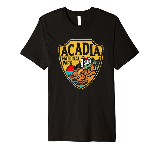 Acadia National Park Maine Lighthouse T-Shirt - Unique Graphic Unisex - T-Shirt, Sweatshirt, Hoodie