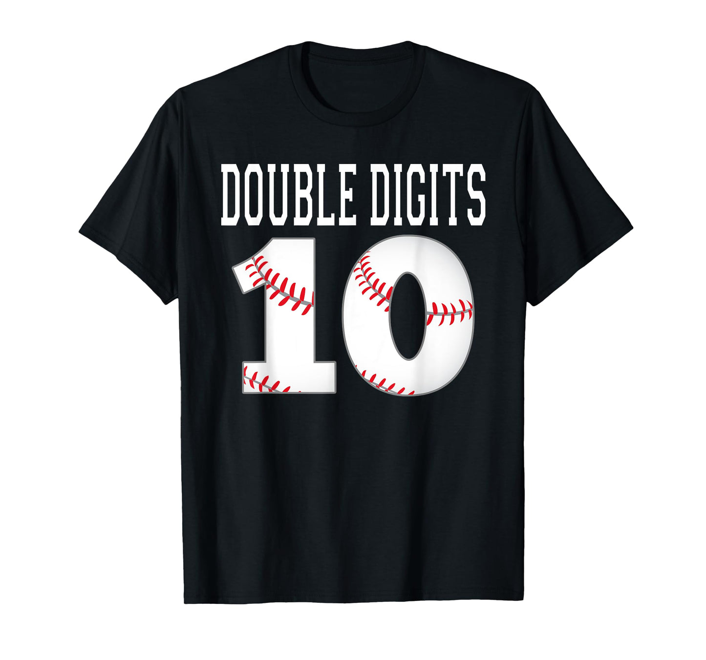 Ten Birthday Double Digits 10Th T-Shirt - Aesthetic Graphic for Adults - T-Shirt, Sweatshirt, Hoodie