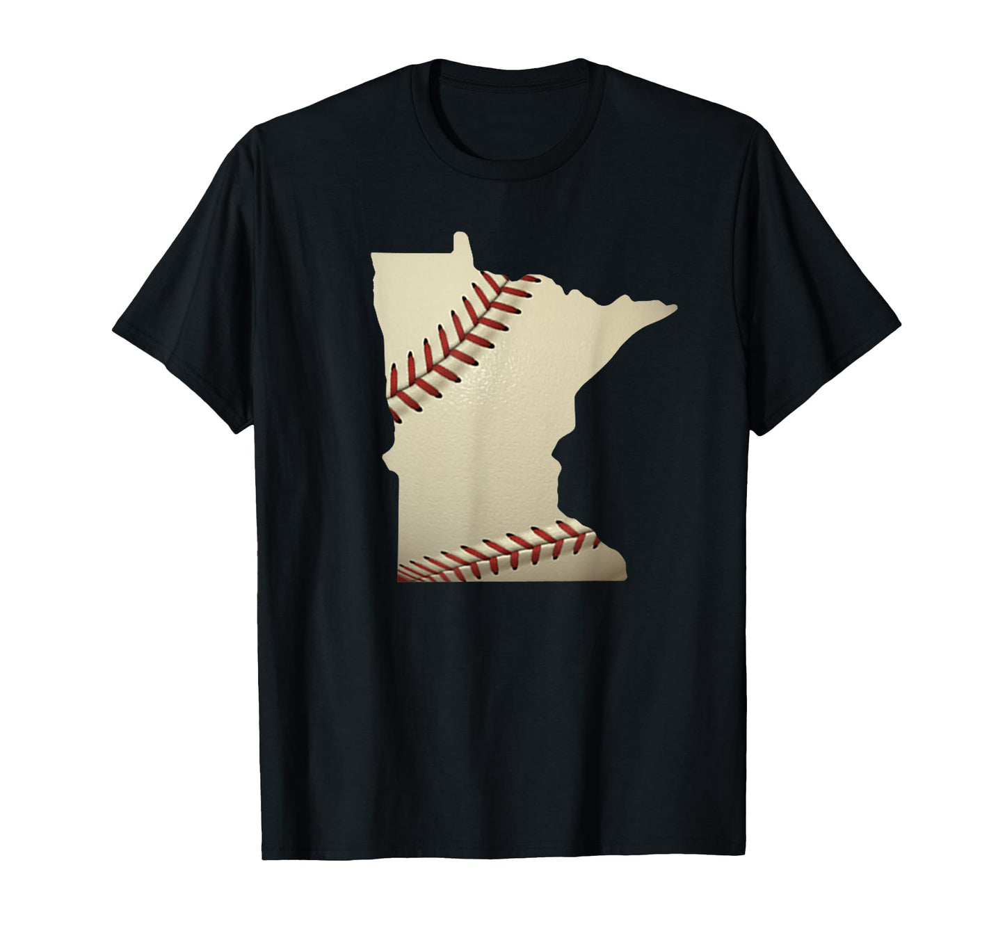 Minnesota Baseball State Map Softball Love T-Shirt - Trendy Graphic Unisex - T-Shirt, Sweatshirt, Hoodie