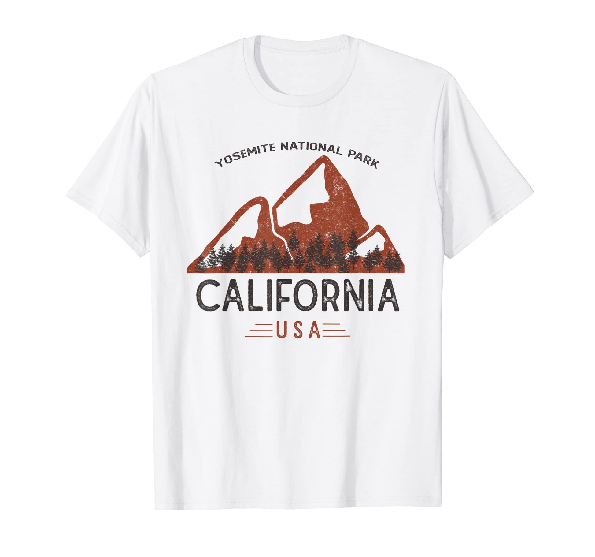 Yosemite National Park T-Shirt - Minimalist Print for Adults - T-Shirt, Sweatshirt, Hoodie