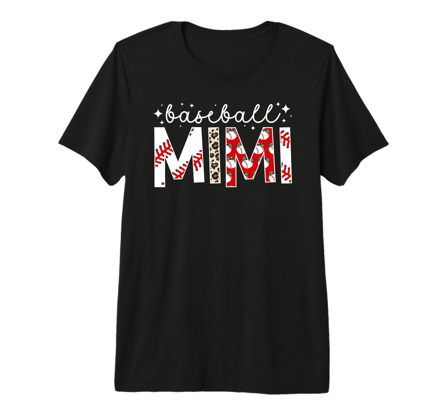 Baseball Mimi Leopard Mimi Baseball T-Shirt - Casual Everyday Wear Unisex - T-Shirt, Sweatshirt, Hoodie