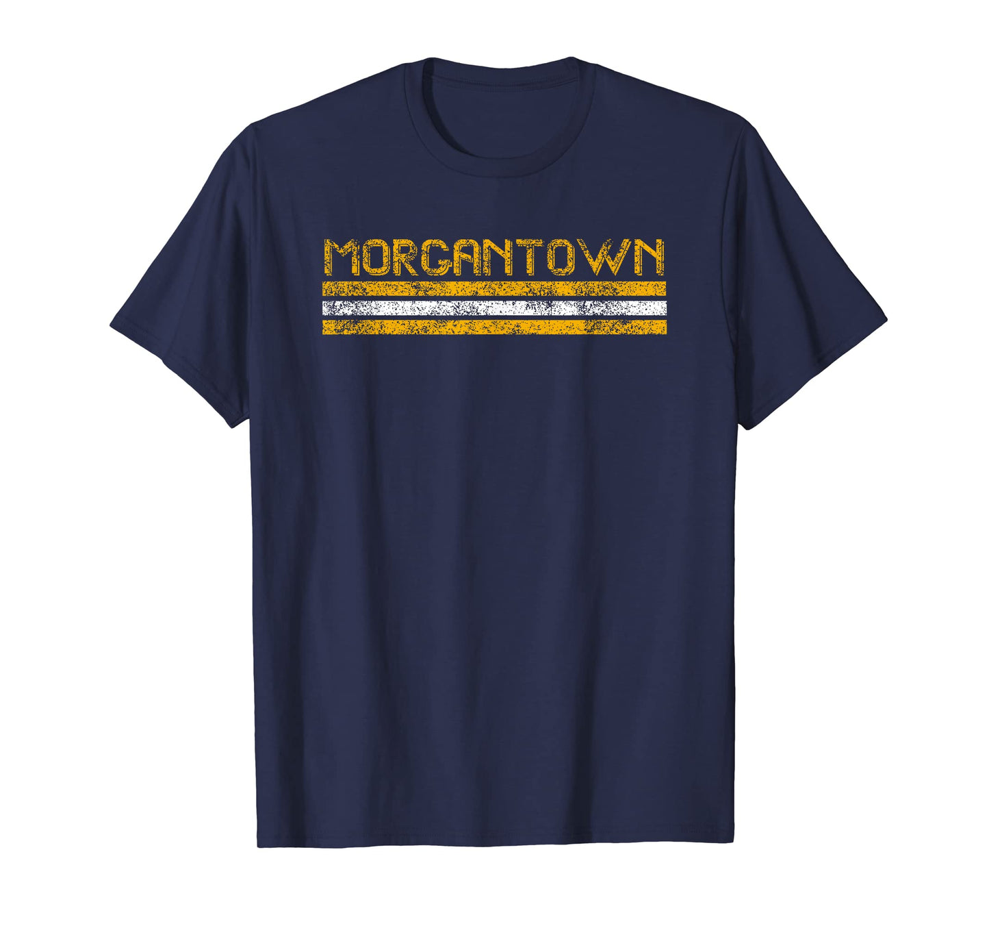 Morgantown West Virginia Weathered T-Shirt - Unique Graphic Men Women - T-Shirt, Sweatshirt, Hoodie