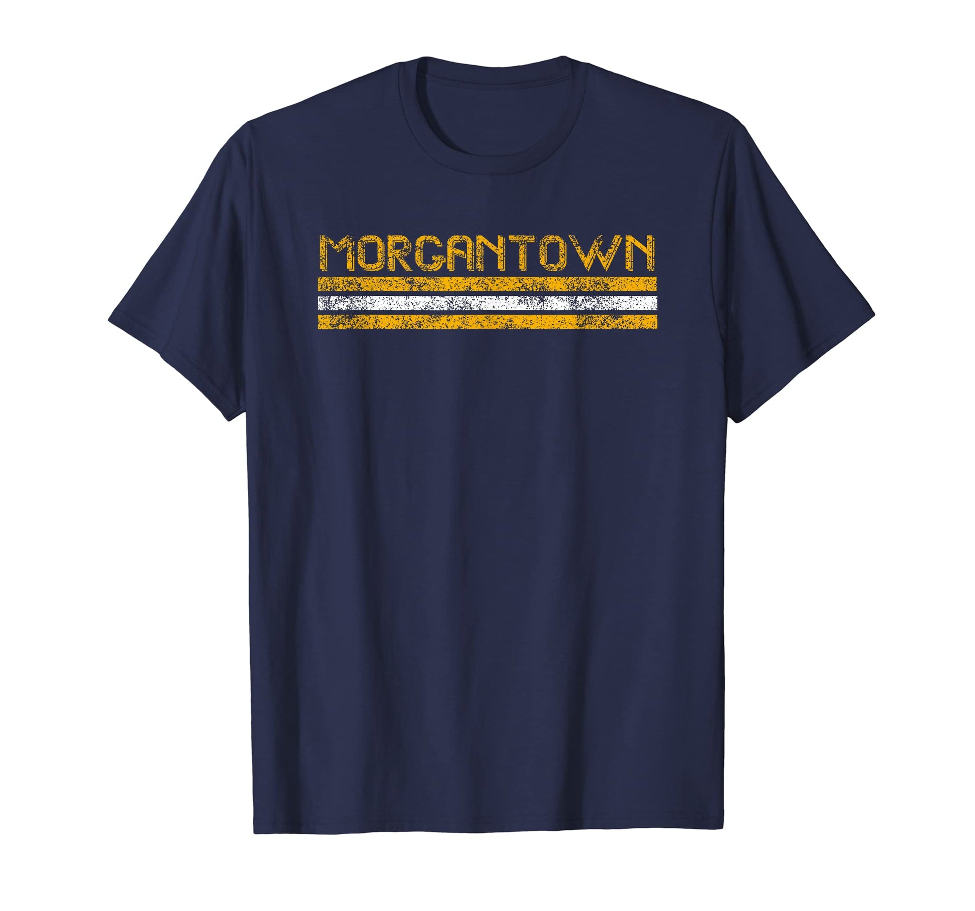 Morgantown West Virginia Weathered T-Shirt - Unique Graphic Men Women - T-Shirt, Sweatshirt, Hoodie