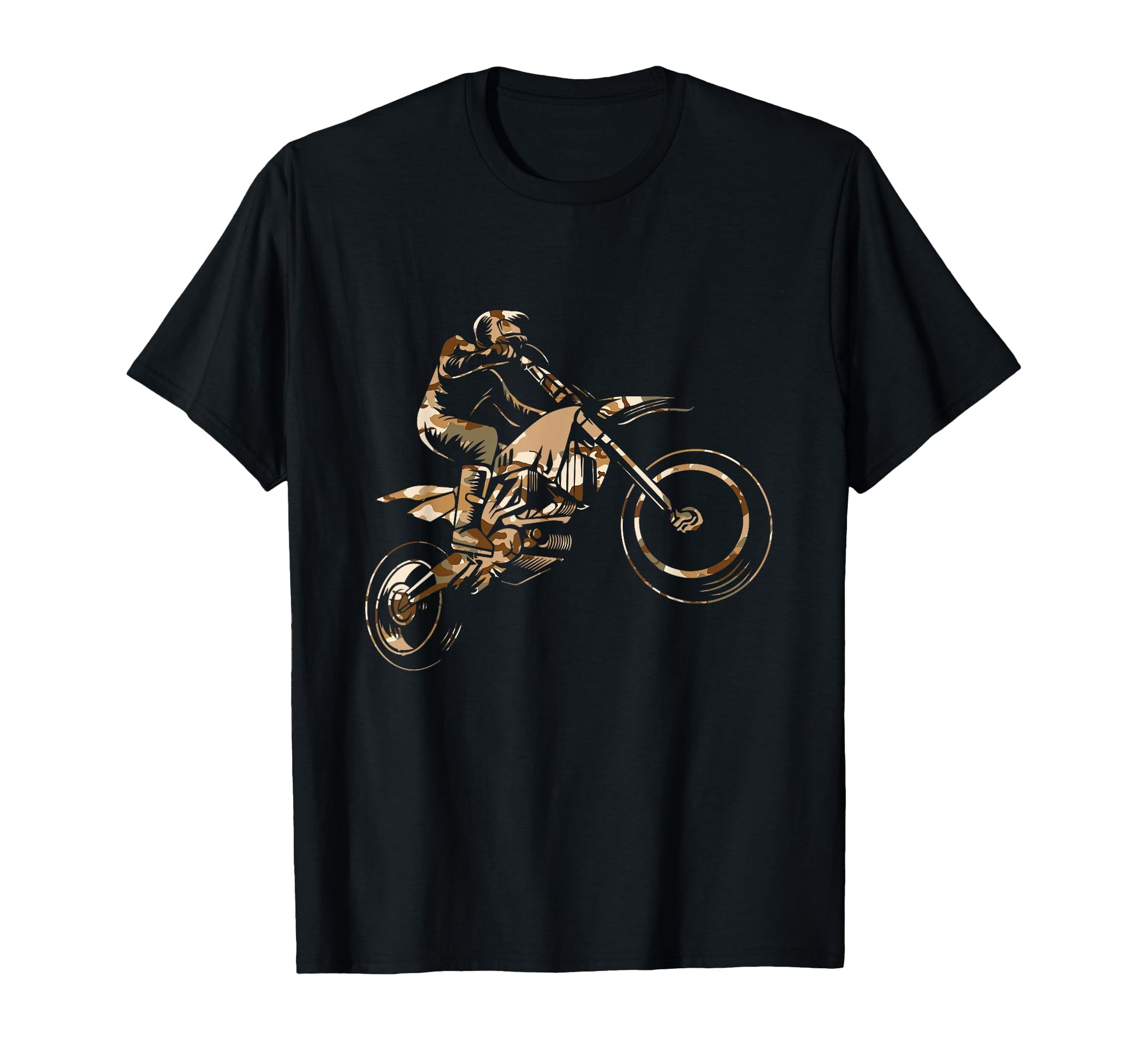 Motorcross Dirt Bike Racing Camo T-Shirt - Unique Graphic for Adults - T-Shirt, Sweatshirt, Hoodie
