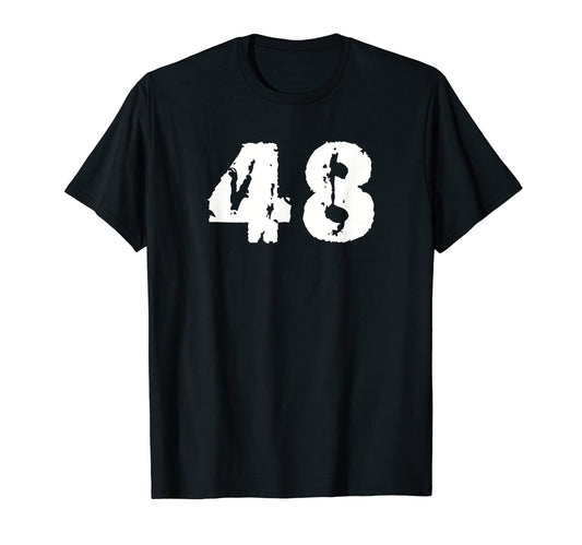 48 48 Forty Eight Sports Jersey Uniform T-Shirt - Graphic Print for Adults - T-Shirt, Sweatshirt, Hoodie