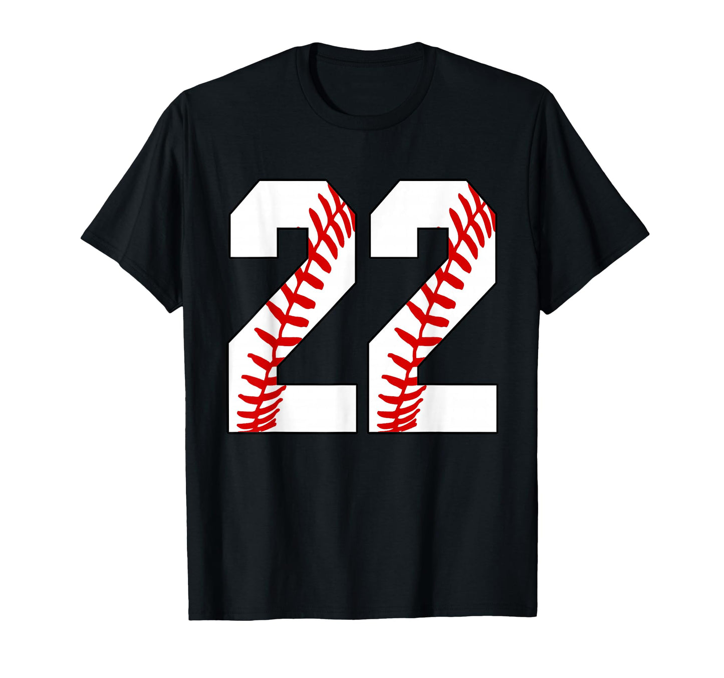 22 Baseball 22 Birthday Twenty Two T-Shirt - Unique Graphic Men Women - T-Shirt, Sweatshirt, Hoodie