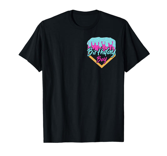 Baseball 9 Year Old Ice Cream Drip 9Th T-Shirt - Novelty Apparel Men Women - T-Shirt, Sweatshirt, Hoodie